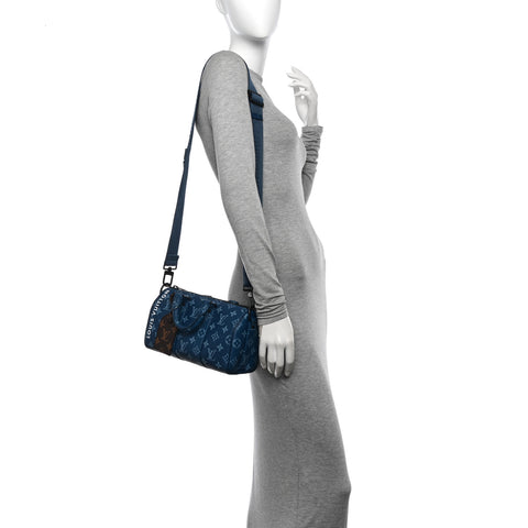Monogram Keepall Bandouliere 25 Atlantic Blue