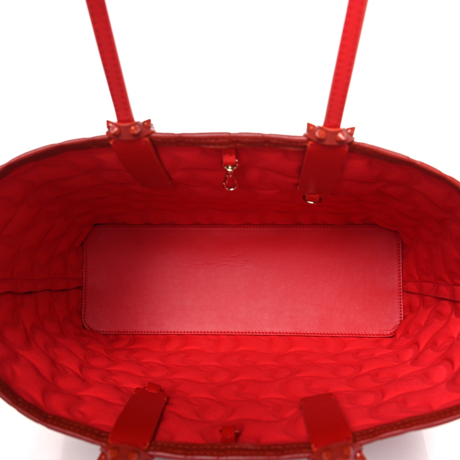 Christian Louboutin Nappa Embossed East West Cabata Tote Rouquine 6 of 10