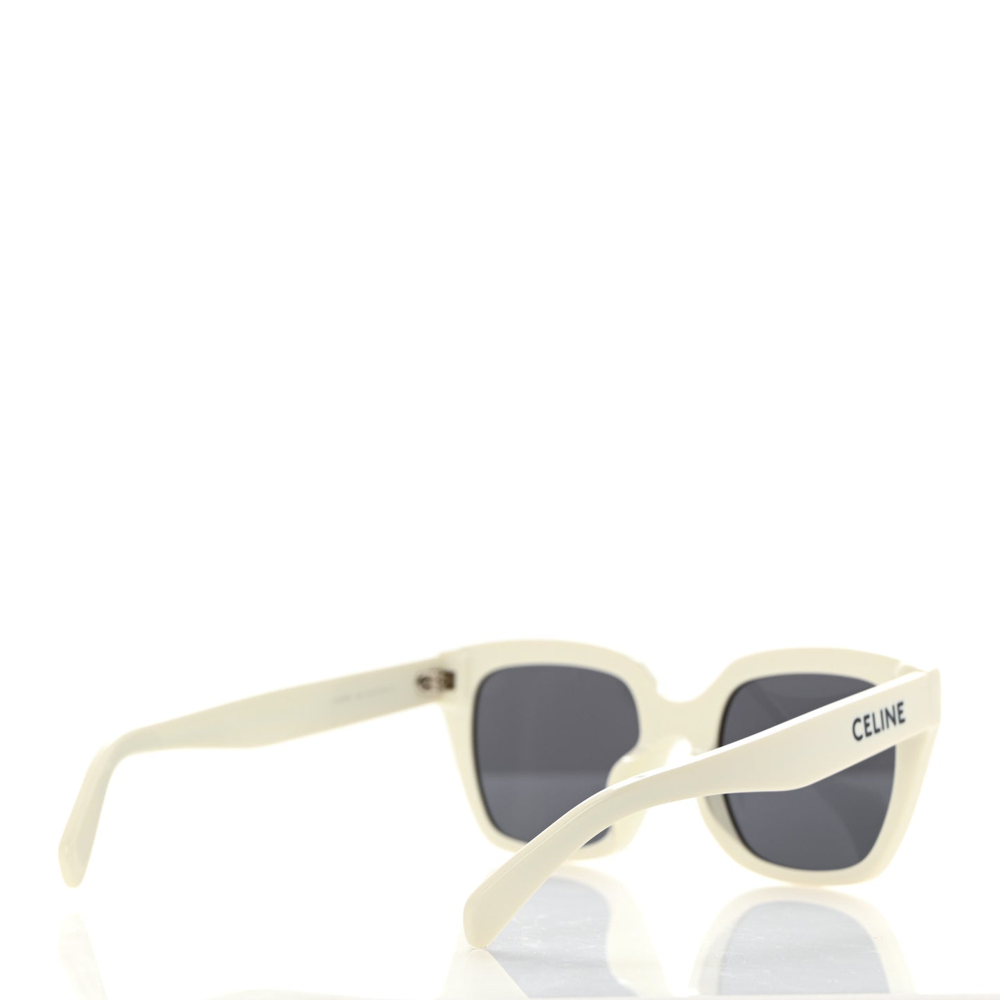 Acetate Sunglasses CL40198F White