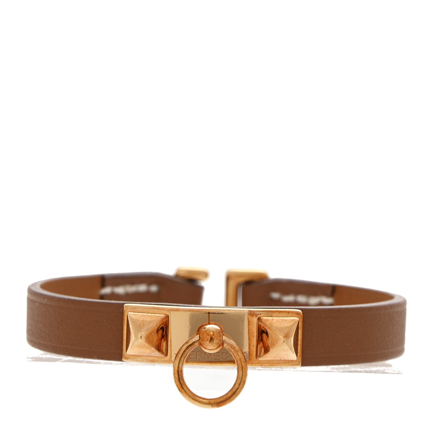 Hermes Swift Mini Rivale Bracelet T2 Gold 1 of 7