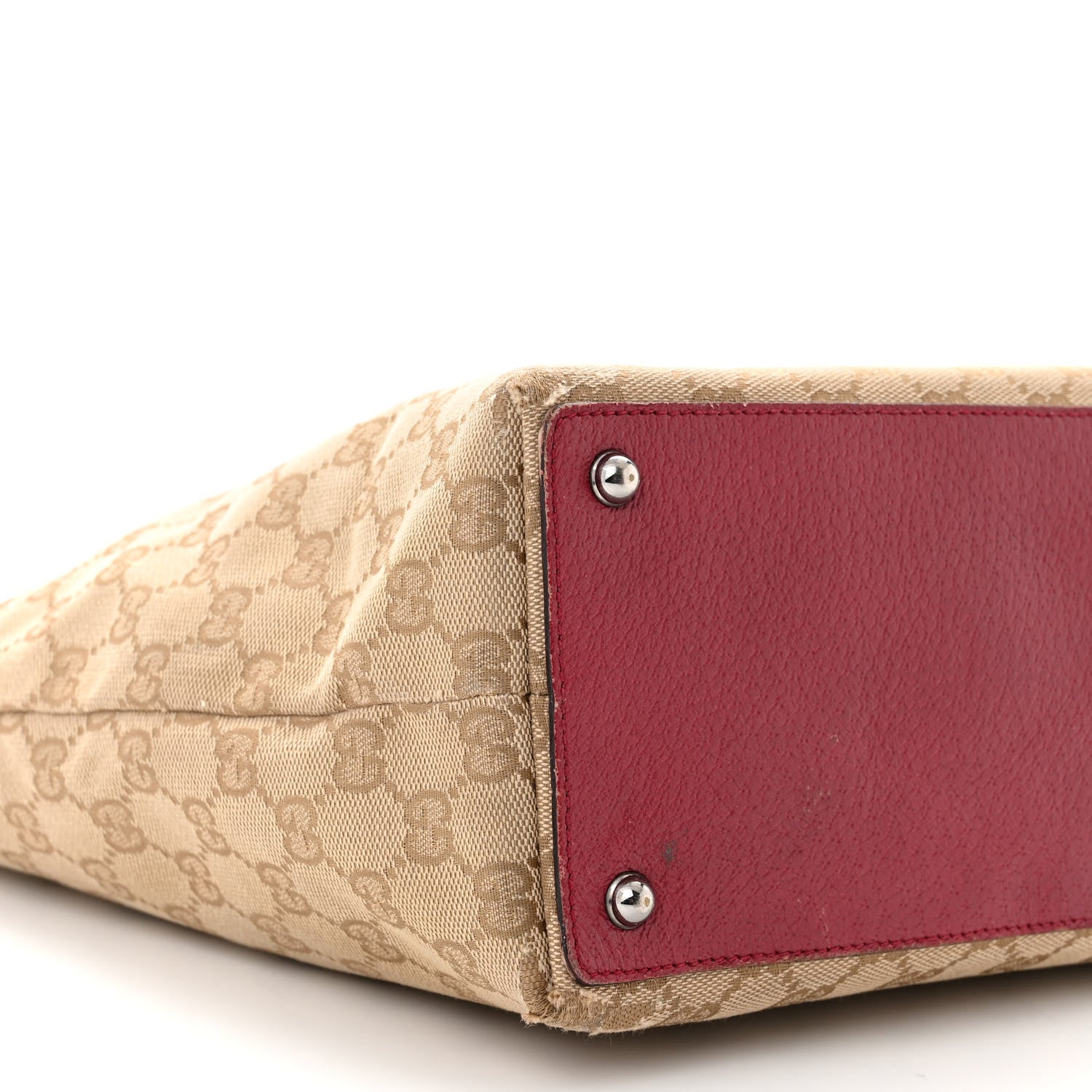 Gucci Monogram Large Eclipse Tote Red 9 of 14
