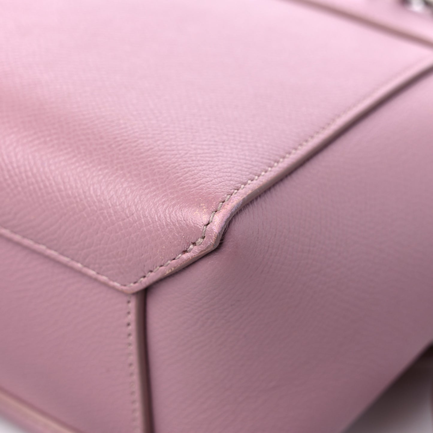 Grained Calfskin Nano Belt Bag Rose Quartz