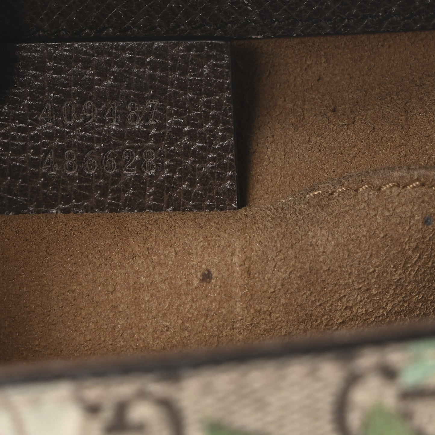 GG Supreme Monogram Tian Small Padlock Shoulder Bag Beige Multicolor New Acero