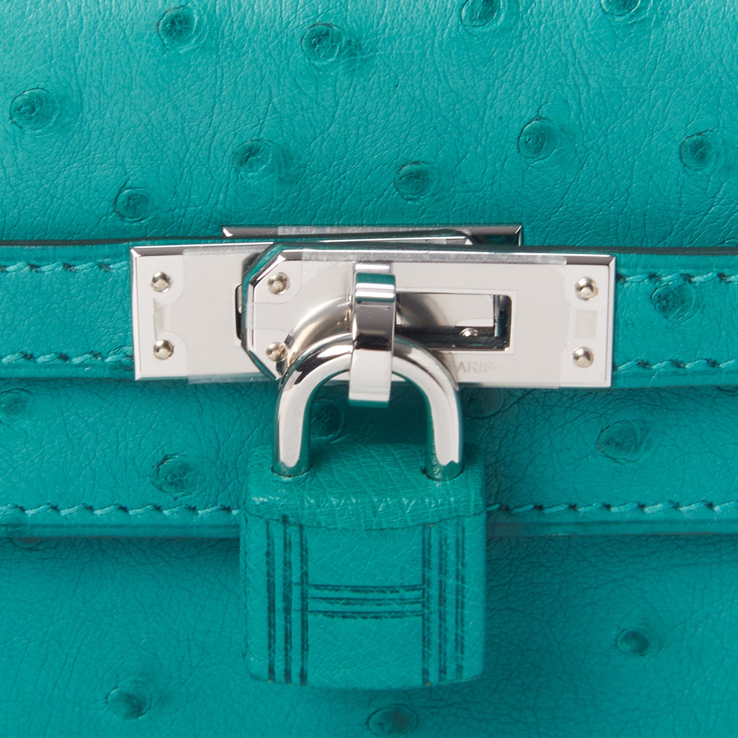 Ostrich Kelly Sellier 25 Vert Verone