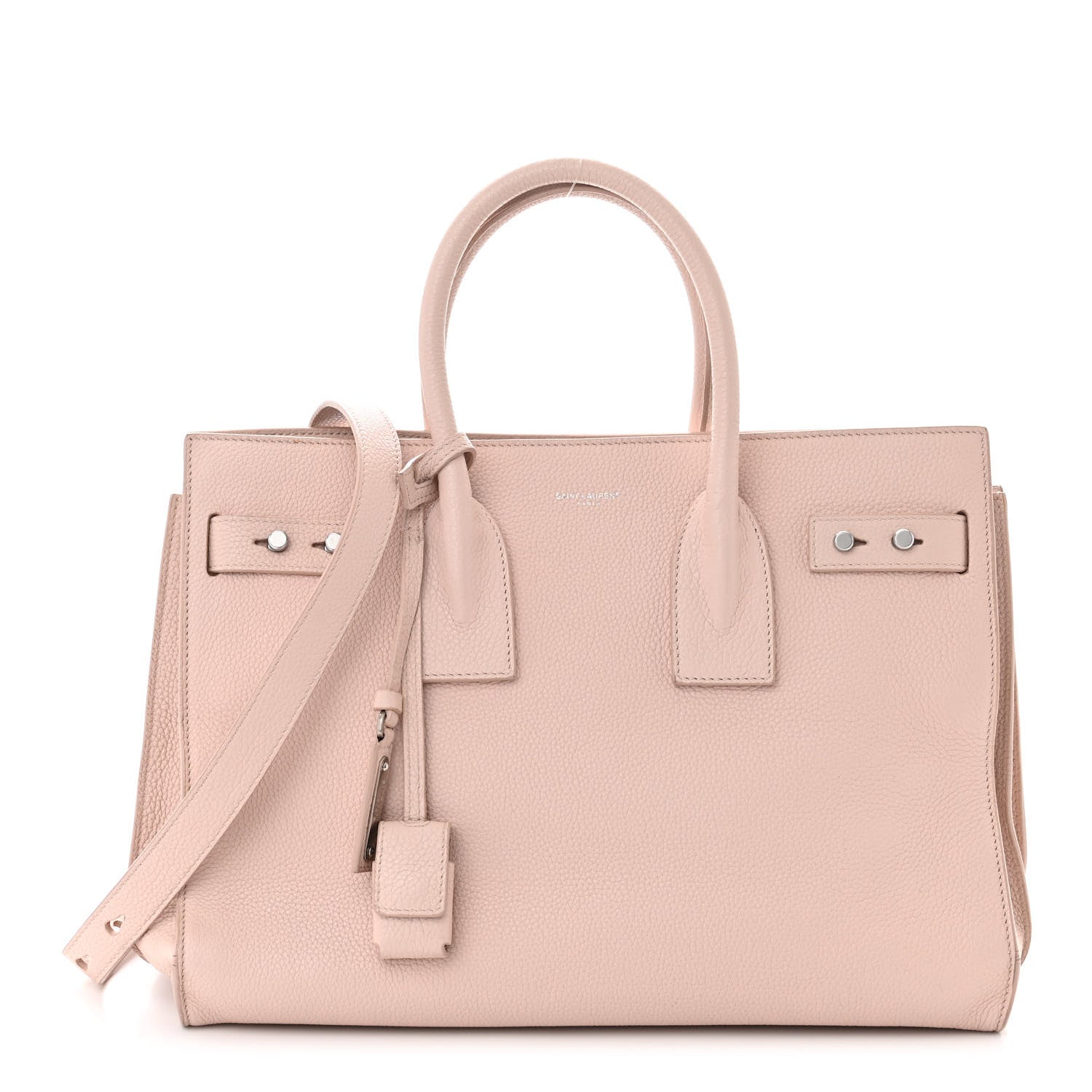 Saint Laurent Grained Calfskin Small Sac De Jour Marble Pink 1 of 16