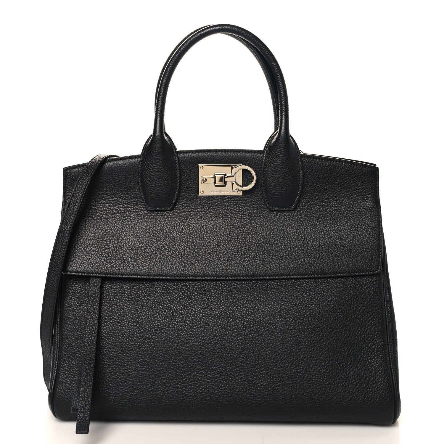Salvatore Ferragamo ブラックパーティーバッグ New Ferragamo Studio Soft bag (L) - Women | Ferragamo