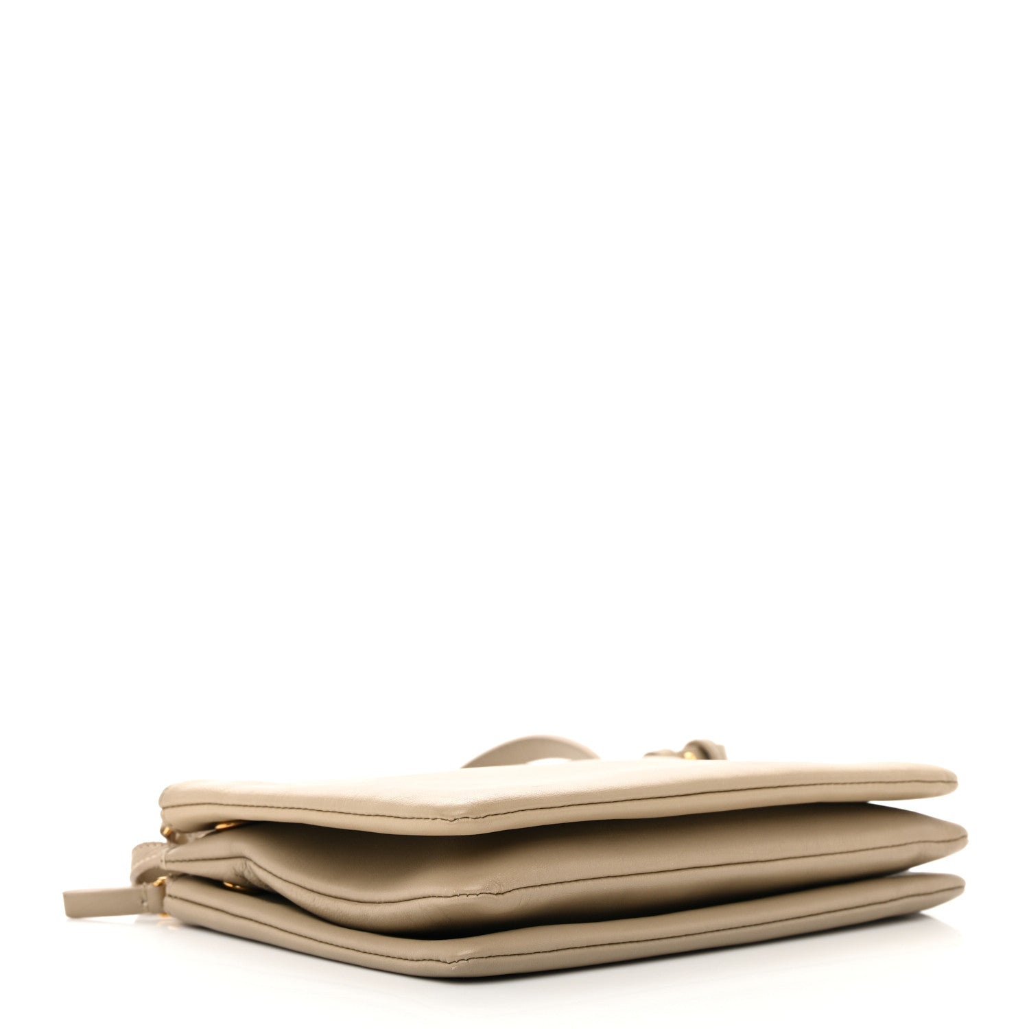 Celine Lambskin Small Trio Crossbody Bag Beige 4 of 16