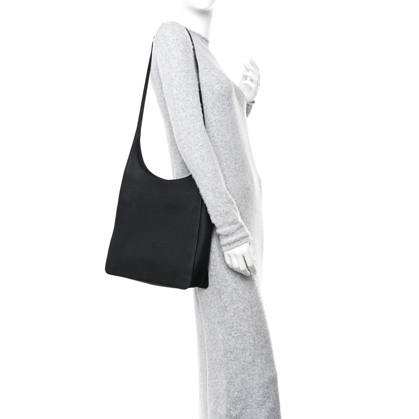 Grained Calfskin Jules Bag Black