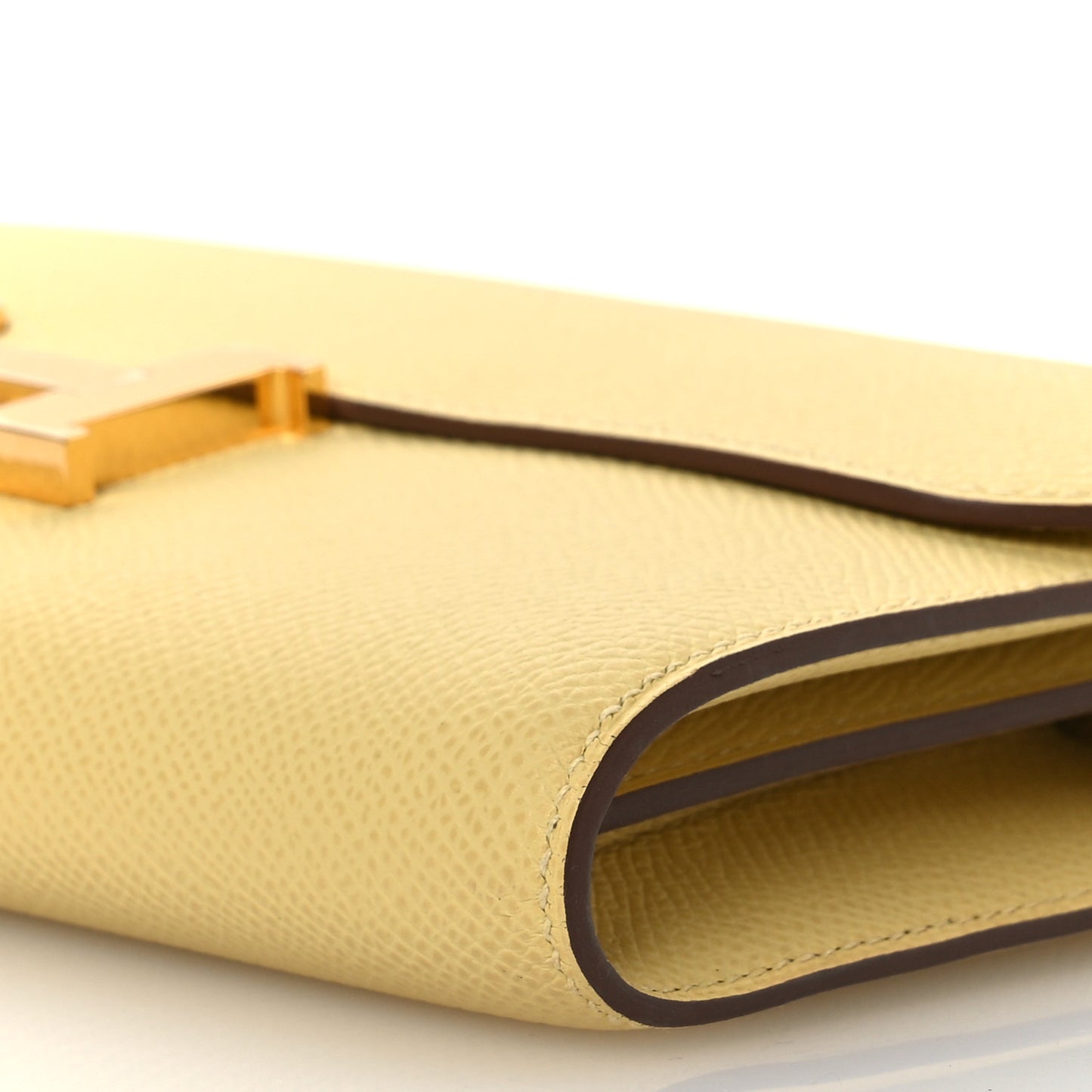 Epsom Constance Long Wallet To Go Wallet Jaune Poussin