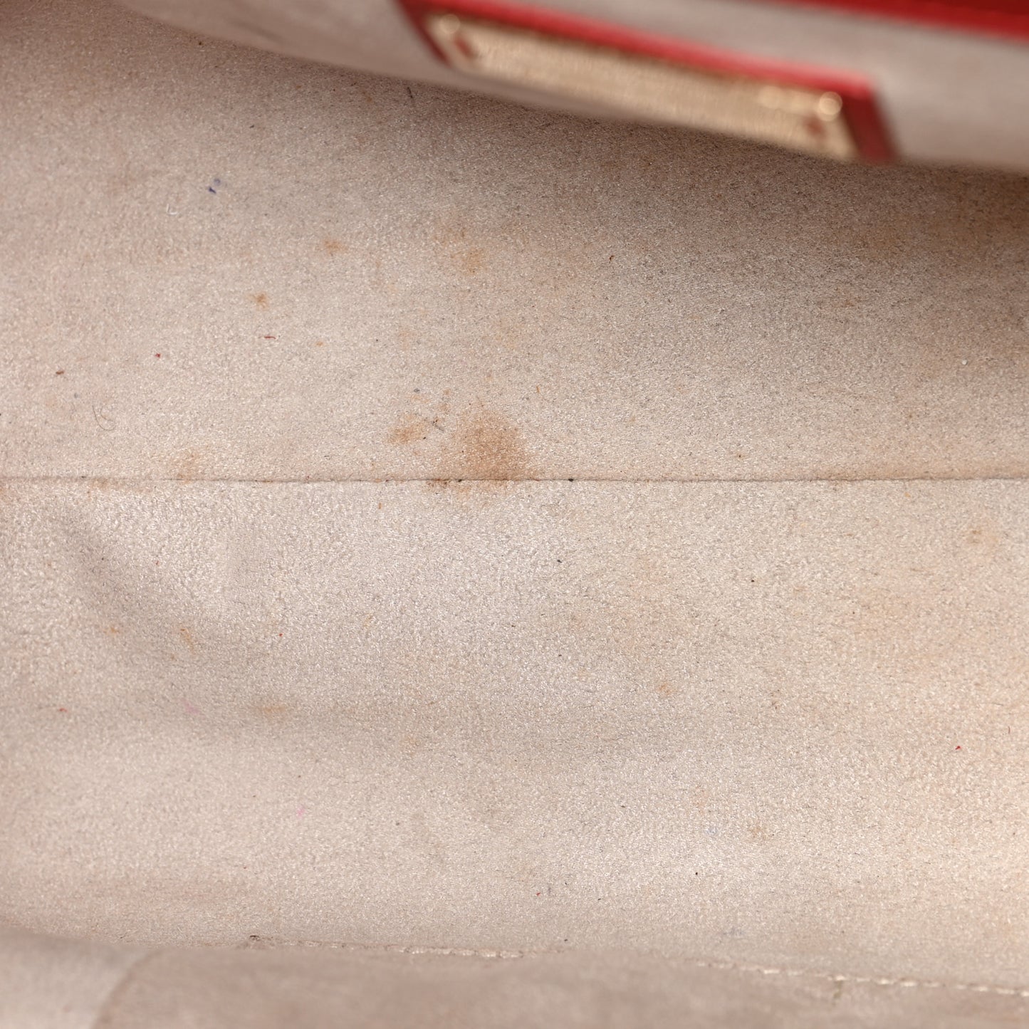 Suede Riley Tote Red