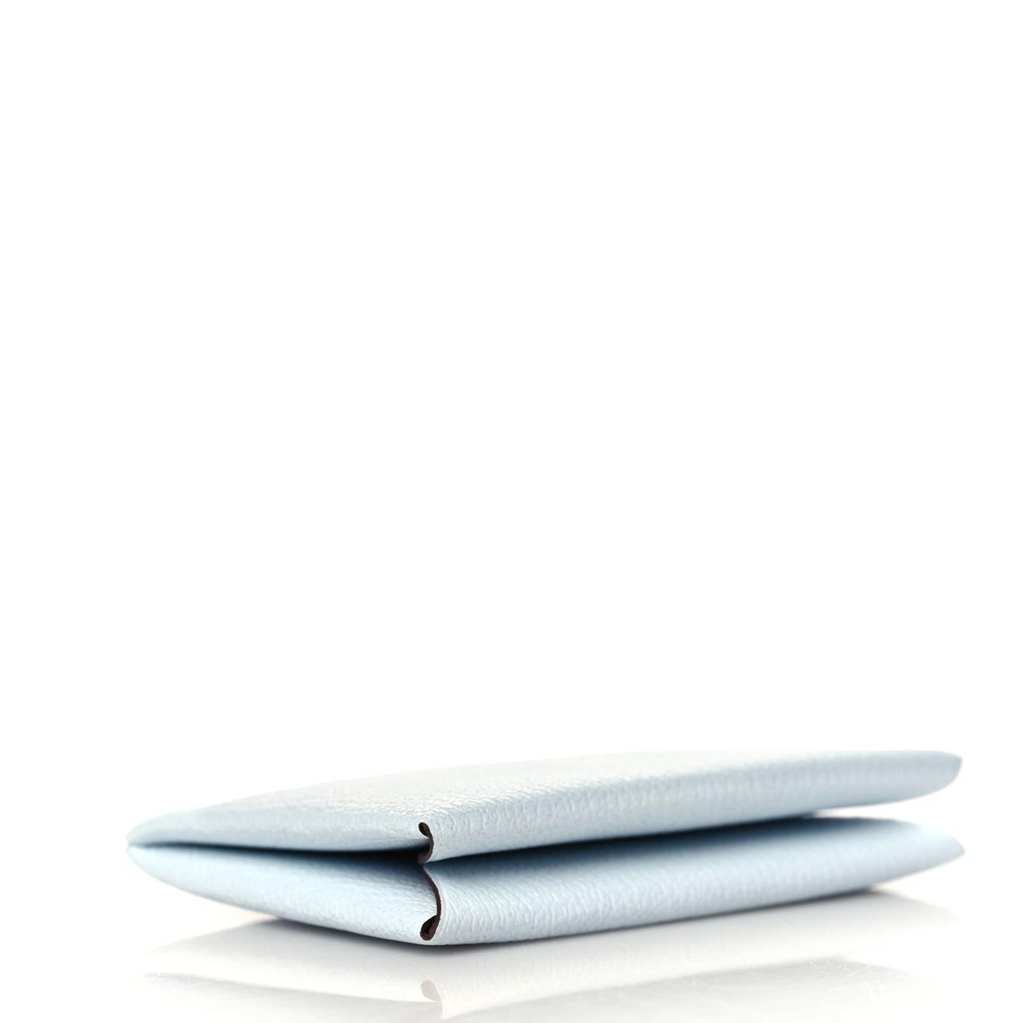 Chevre Mysore Verso Calvi Card Case Bleu Brume Brique