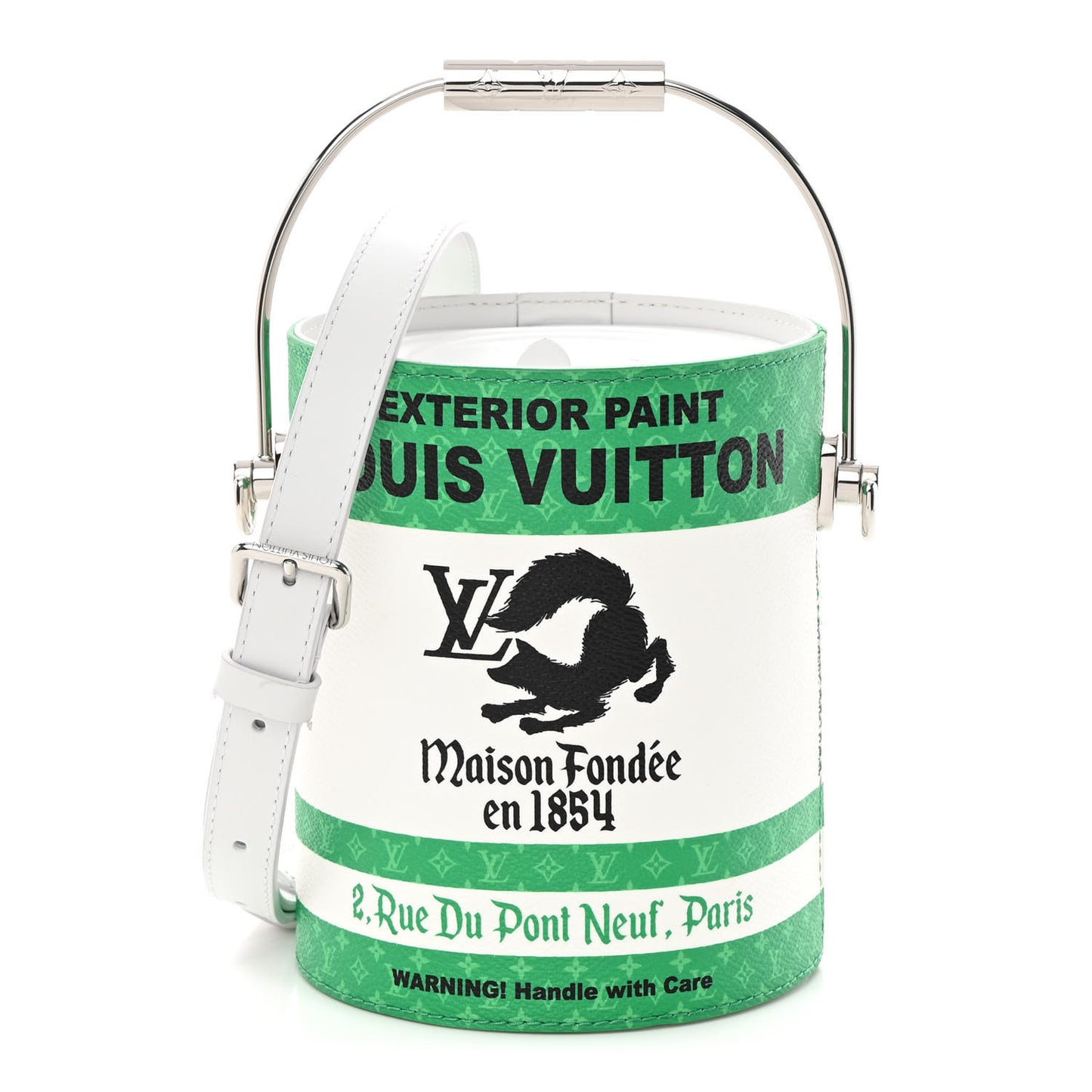 Monogram LV Paint Can Green