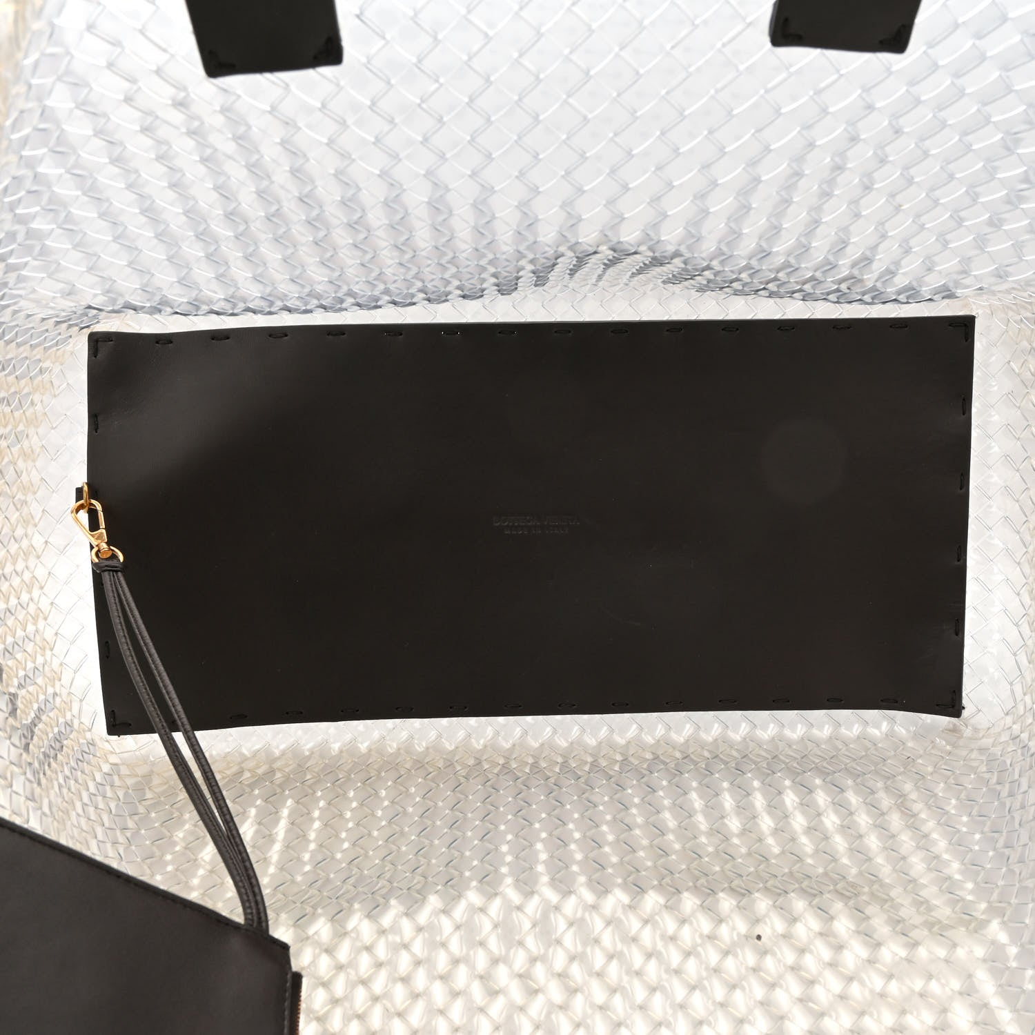 Bottega Veneta PVC Nappa Intrecciato Large Cabat Transparent Fondente 6 of 11