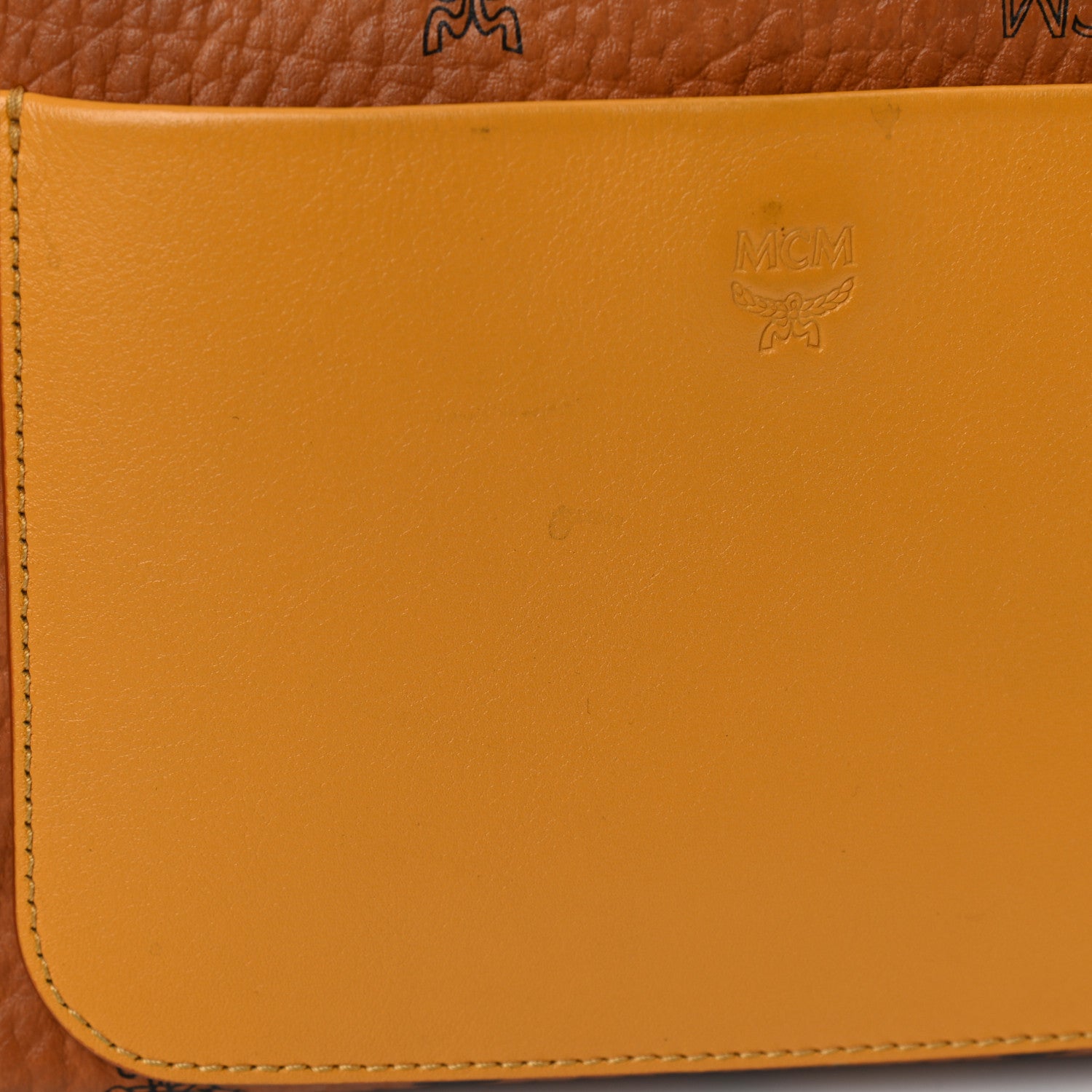 MCM Visetos Medium Klara Hobo Cognac Yellow 15 of 15