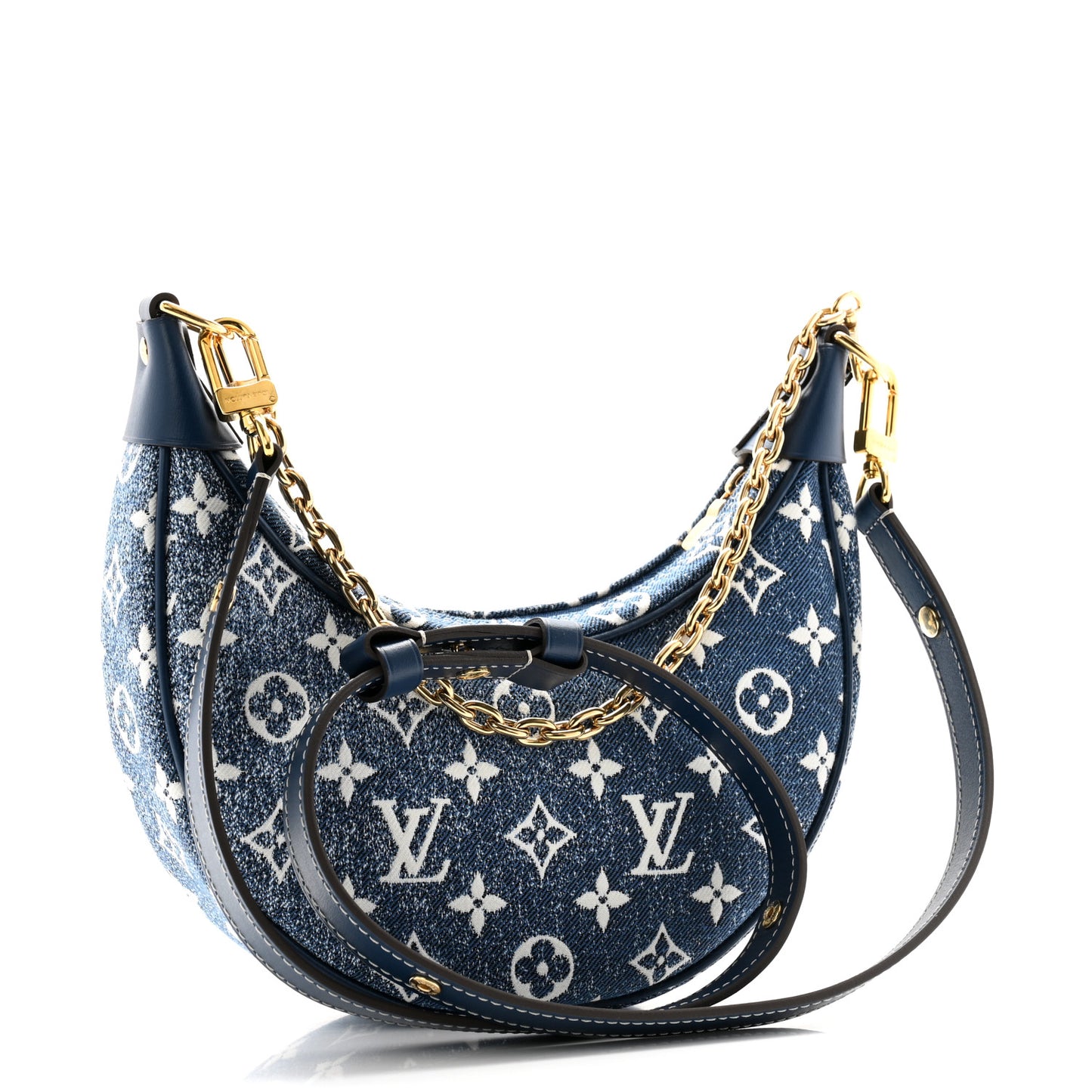 Monogram Jacquard Denim Loop Bleu