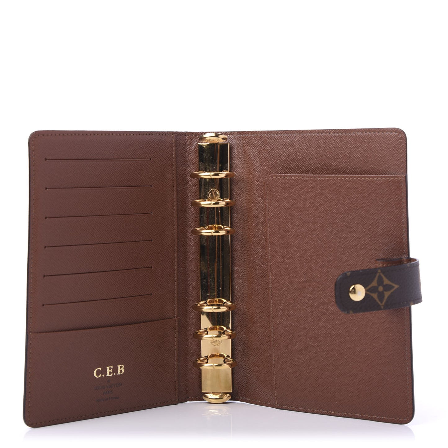 Monogram Medium Ring Agenda Cover