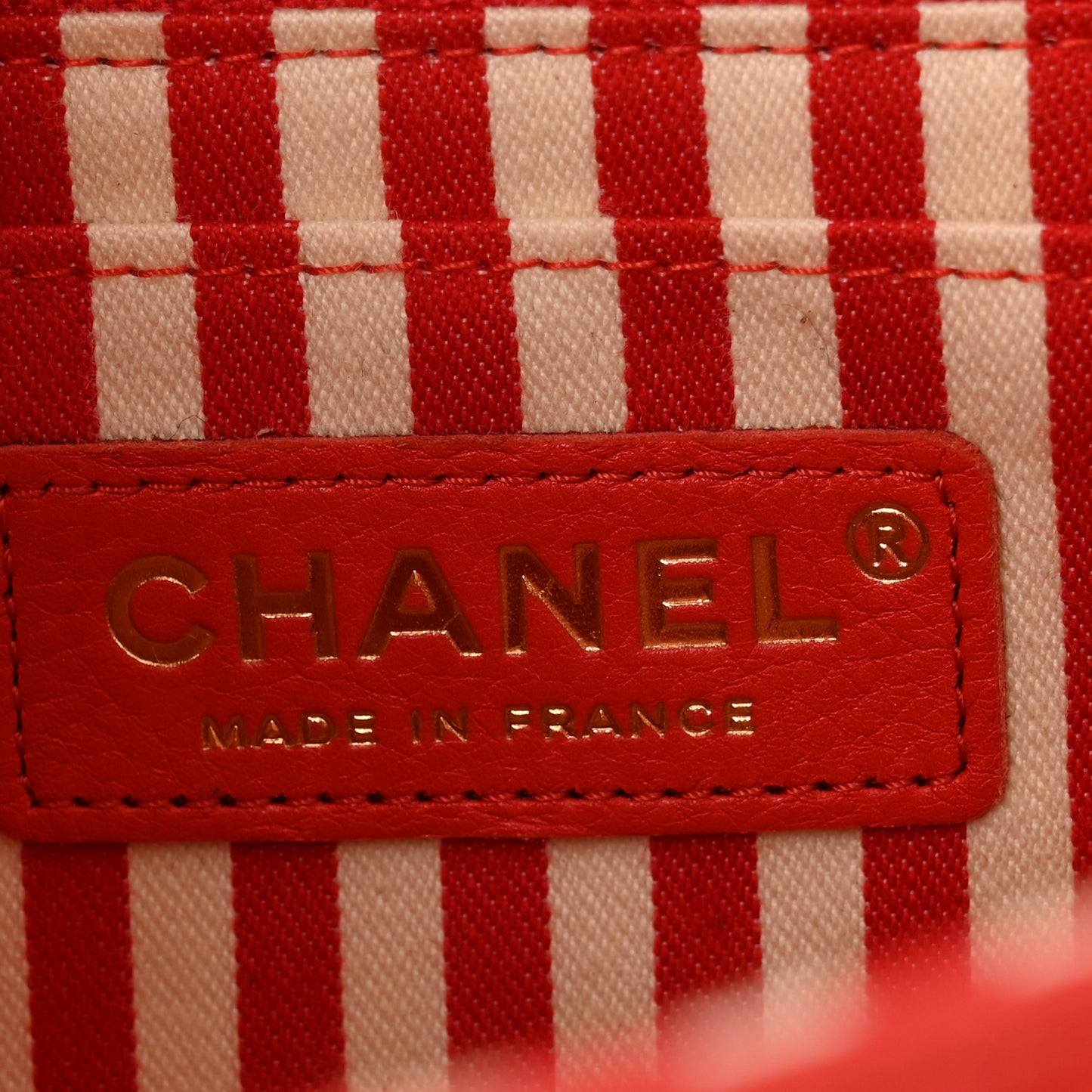 Calfskin Quilted Chevron Small Envelope Flap Red