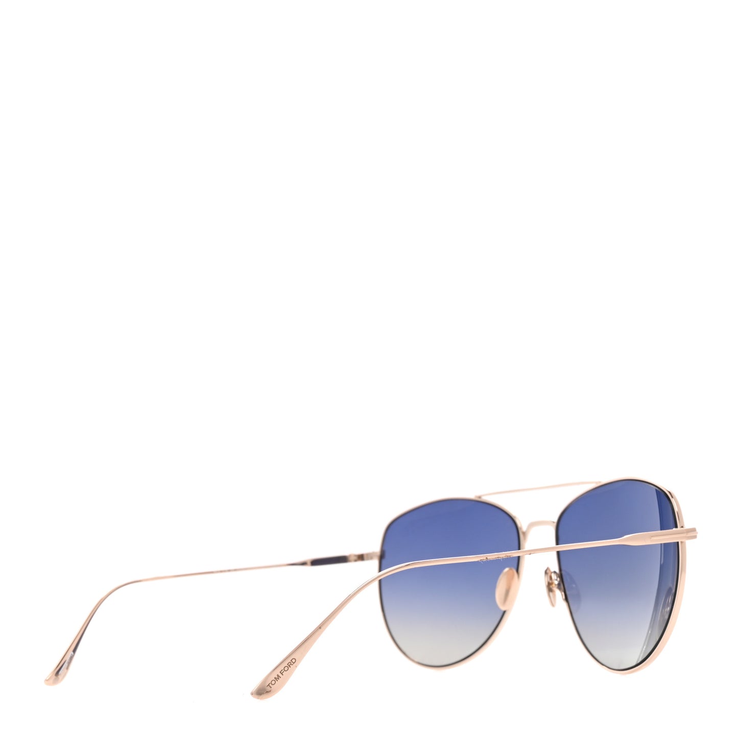 Titanium Milla Aviator Sunglasses TF784 Gold