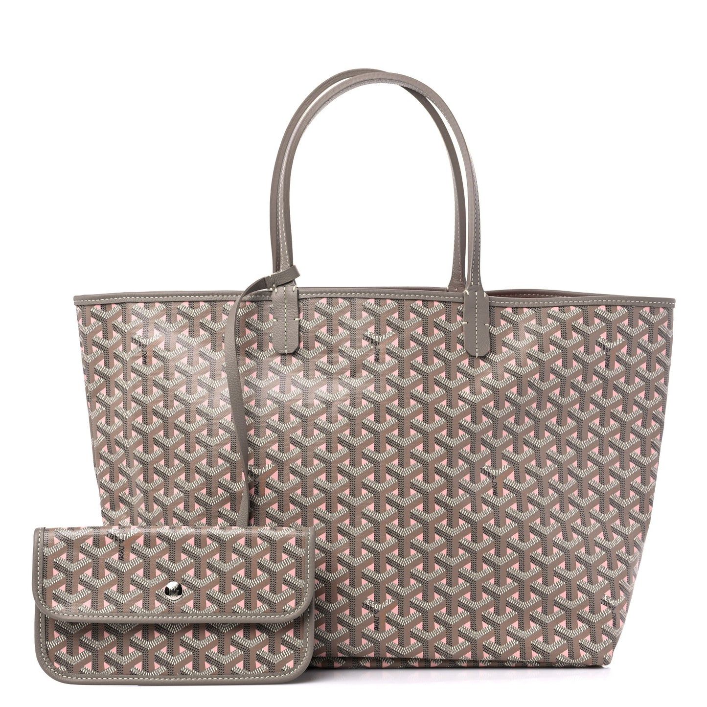 Goyardine Saint Louis Claire Voie PM Grege Powder Pink