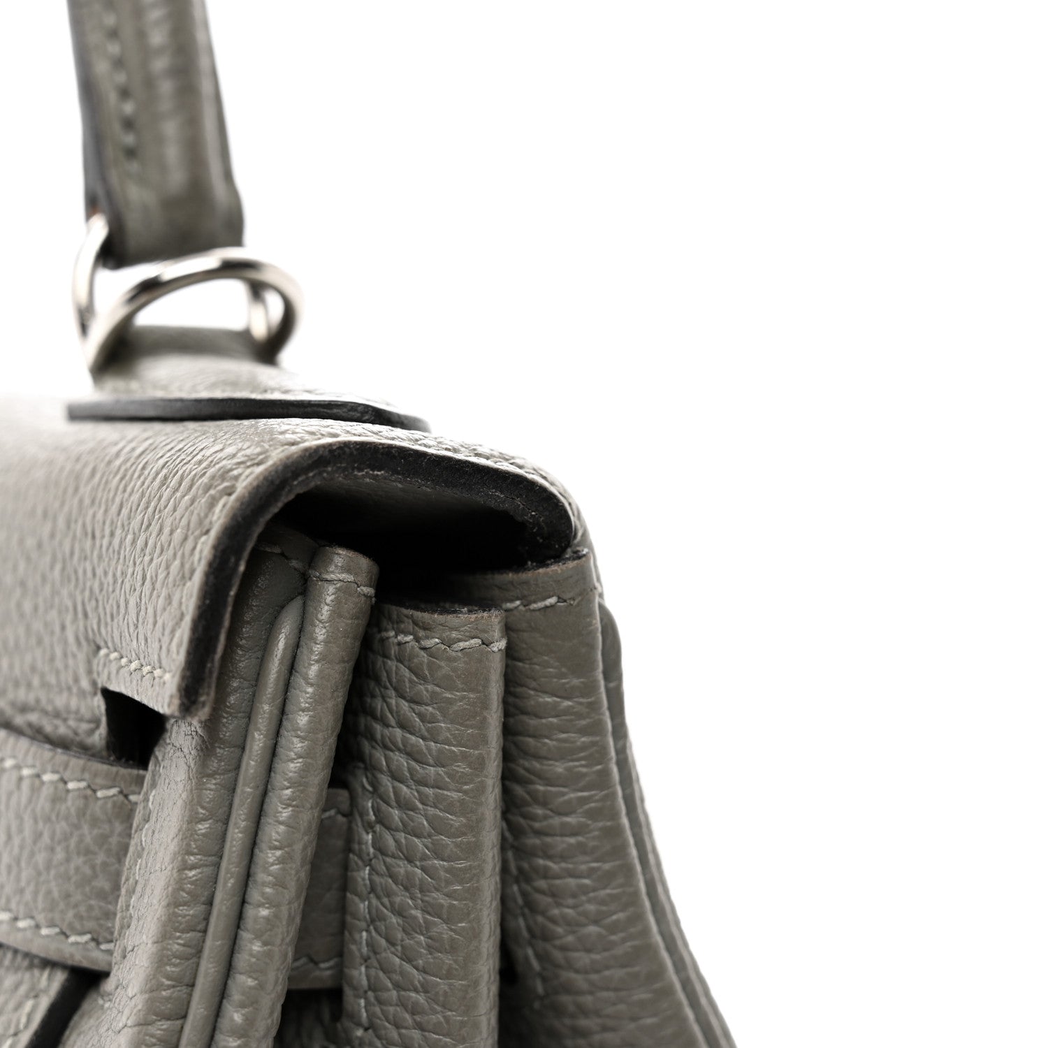 Hermes Togo Kelly Retourne 28 Gris Mouette 12 of 16