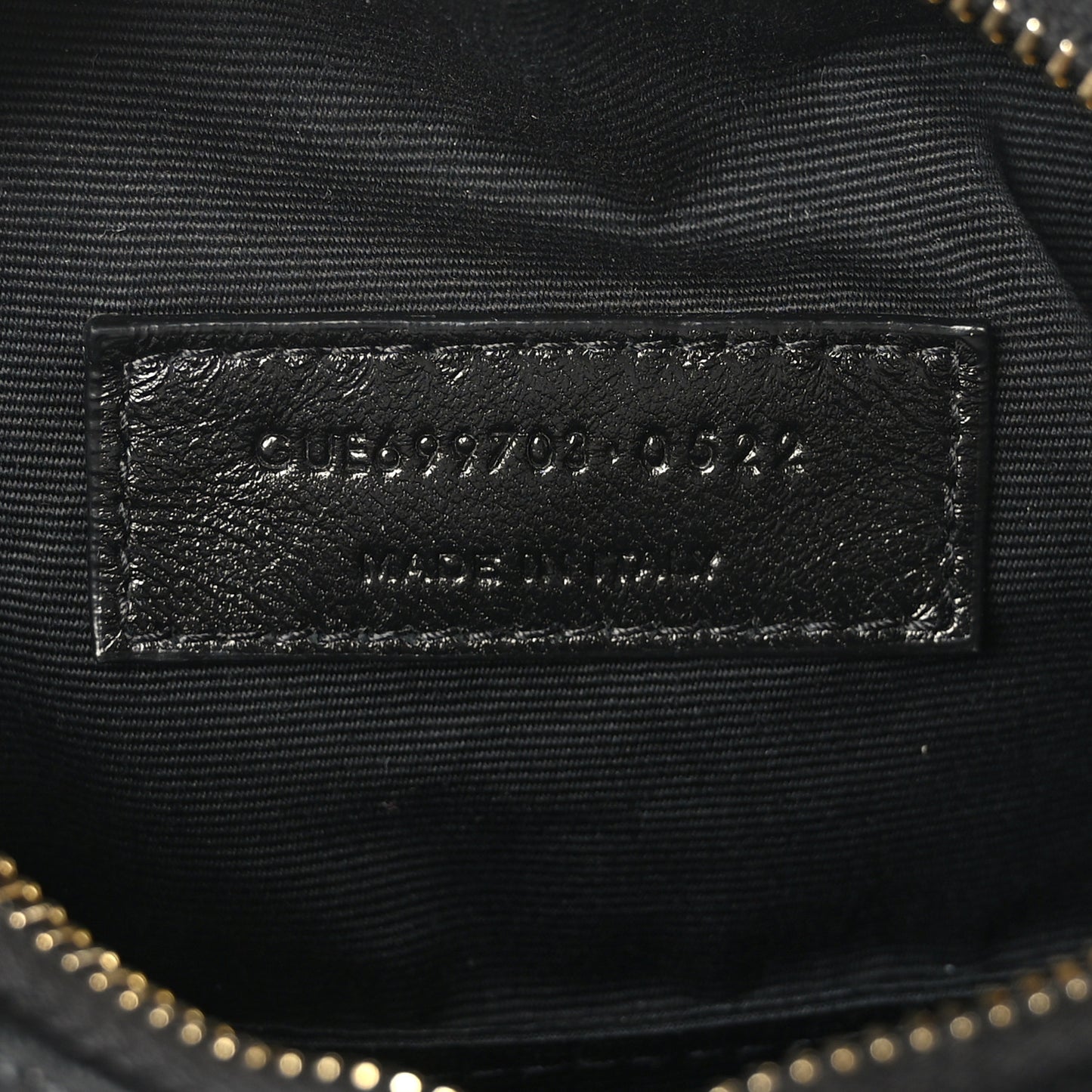 Lambskin Monogram Mini Sade Tube Bag Black