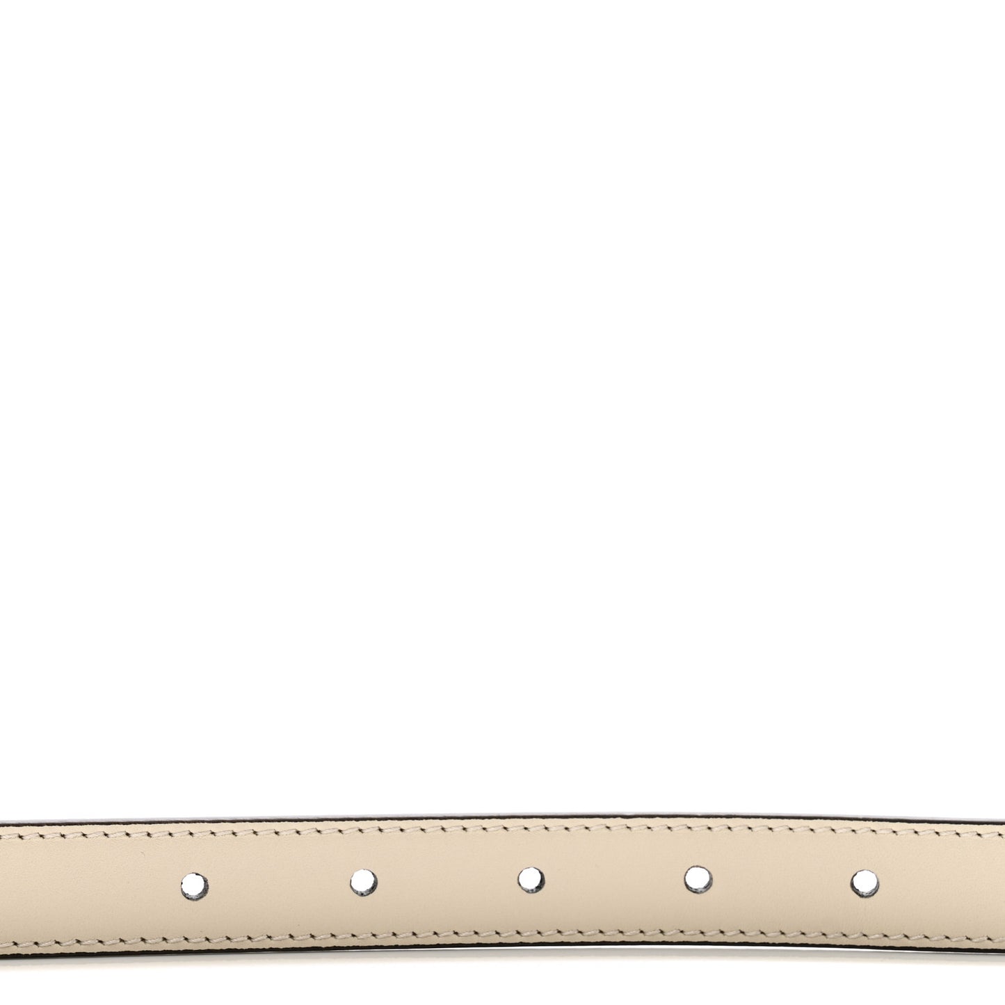Calfskin Double G 20mm Belt 65 26 Mystic White