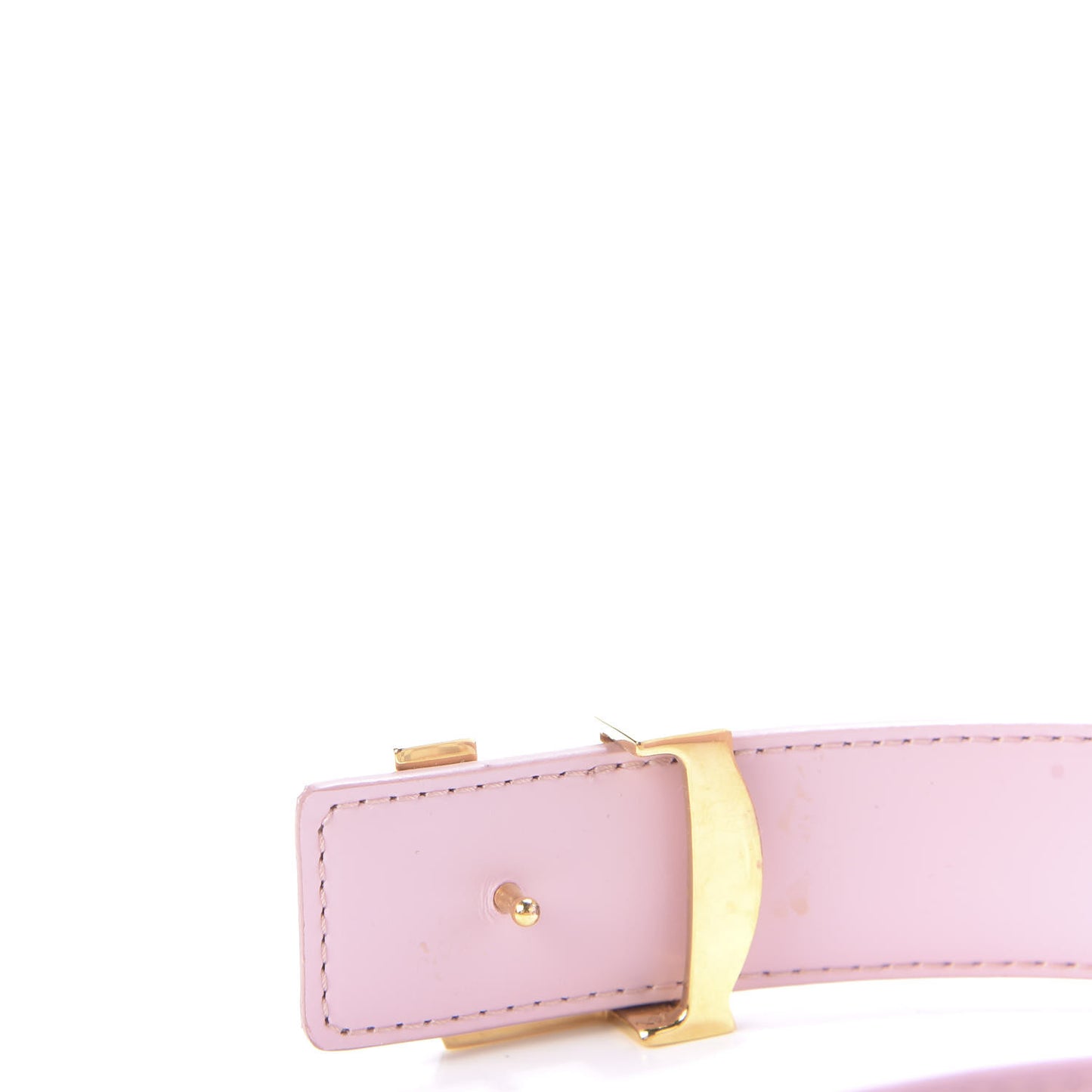 Damier Azur LV Initiales 32mm Belt 90 36 Rose Ballerine