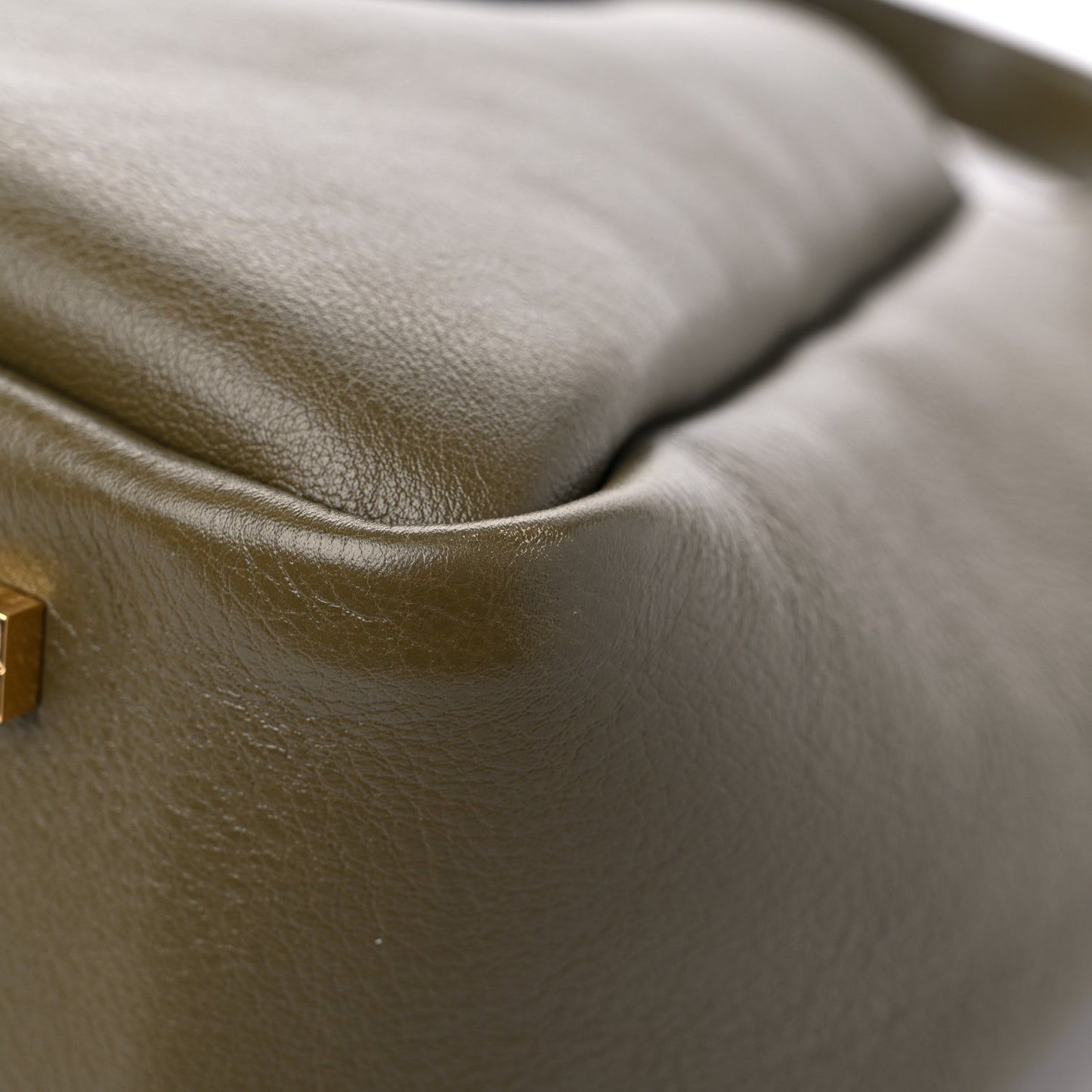 Calfskin Medium G-Lock Hobo Dark Khaki