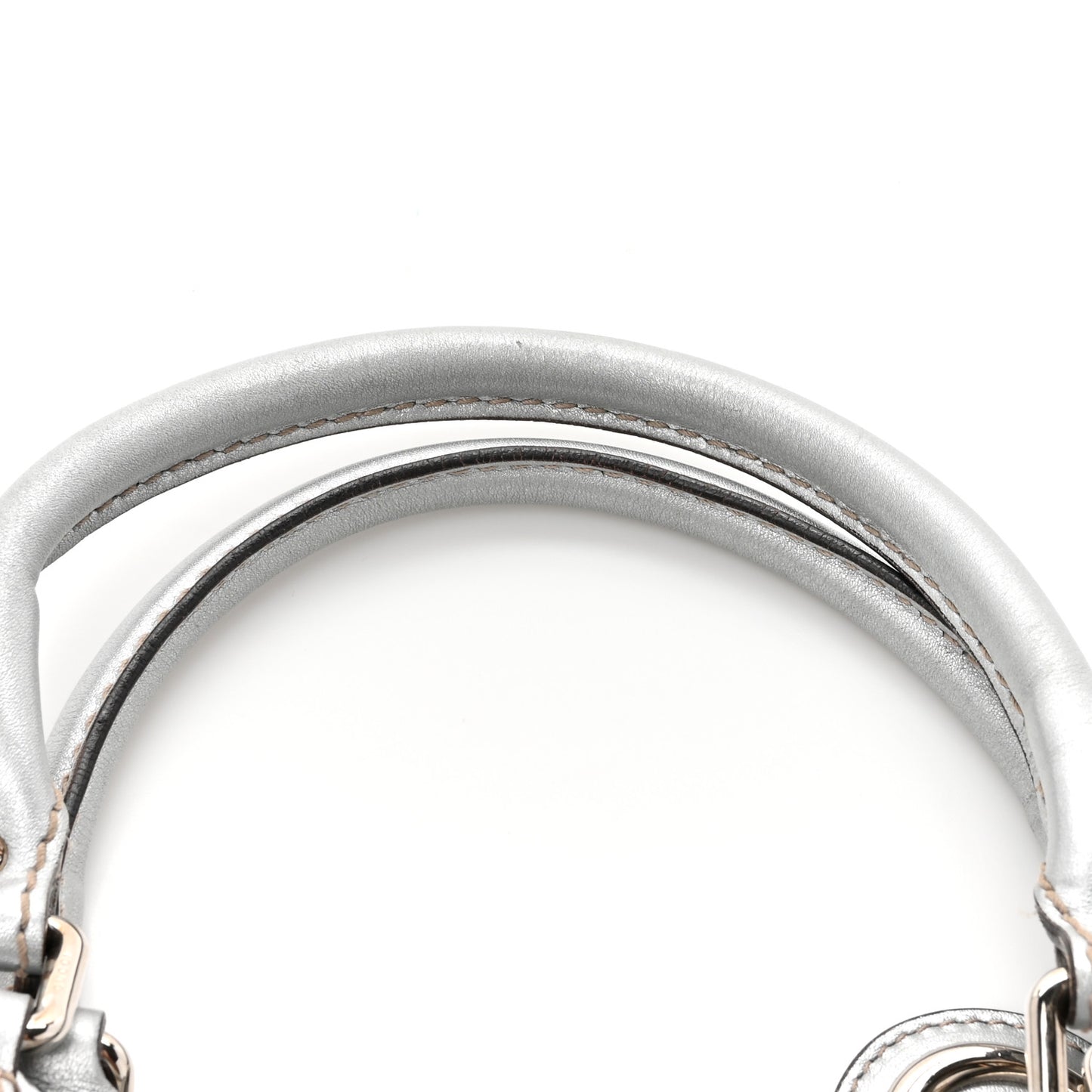 Metallic Guccissima Medium Sukey Tote Silver