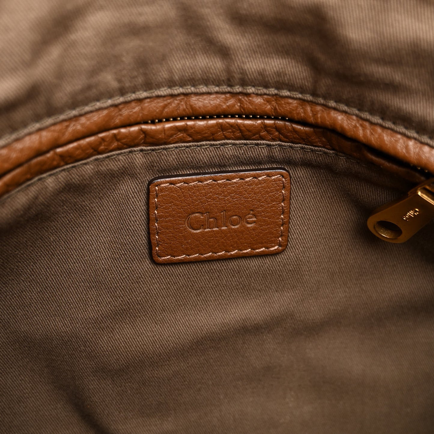 Calfskin Medium Marcie Satchel Tan