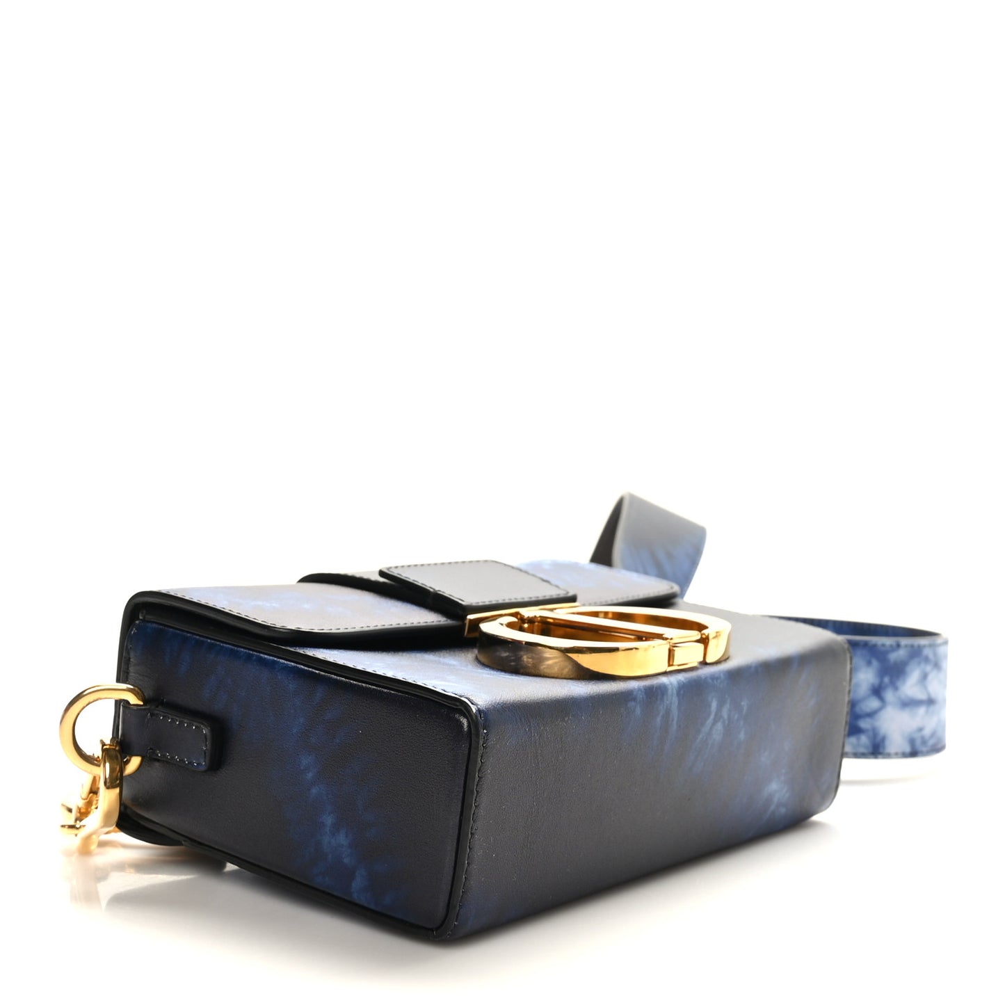 Calfskin Tie Dye 30 Montaigne Box Bag Multicolor