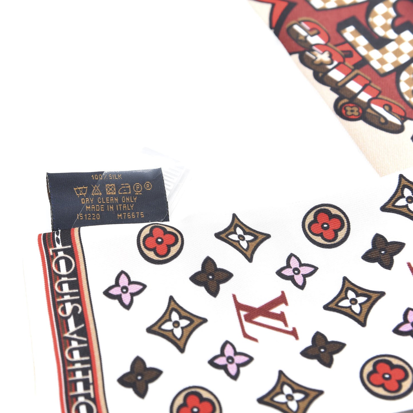 Silk Street Monogram Bandeau Beige