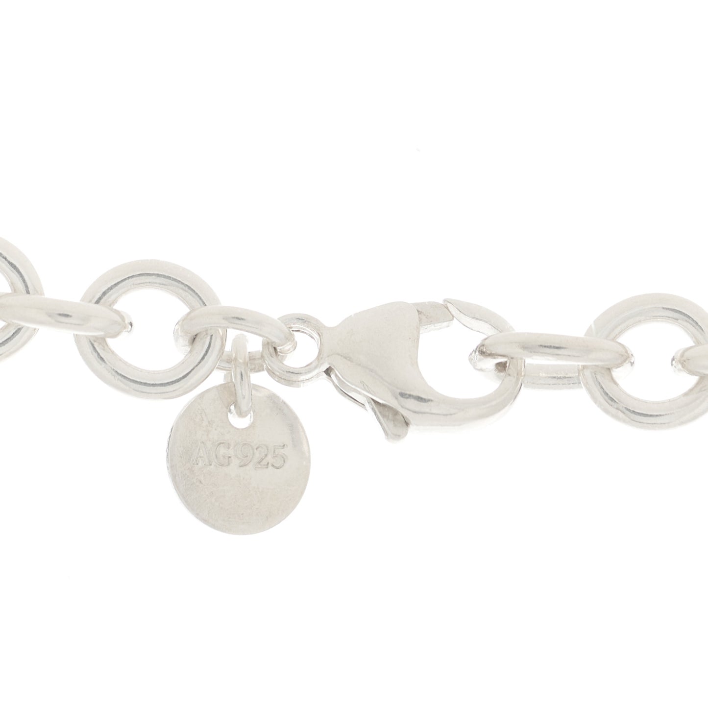 Sterling Silver Return To Tiffany Heart Tag Lariat Necklace