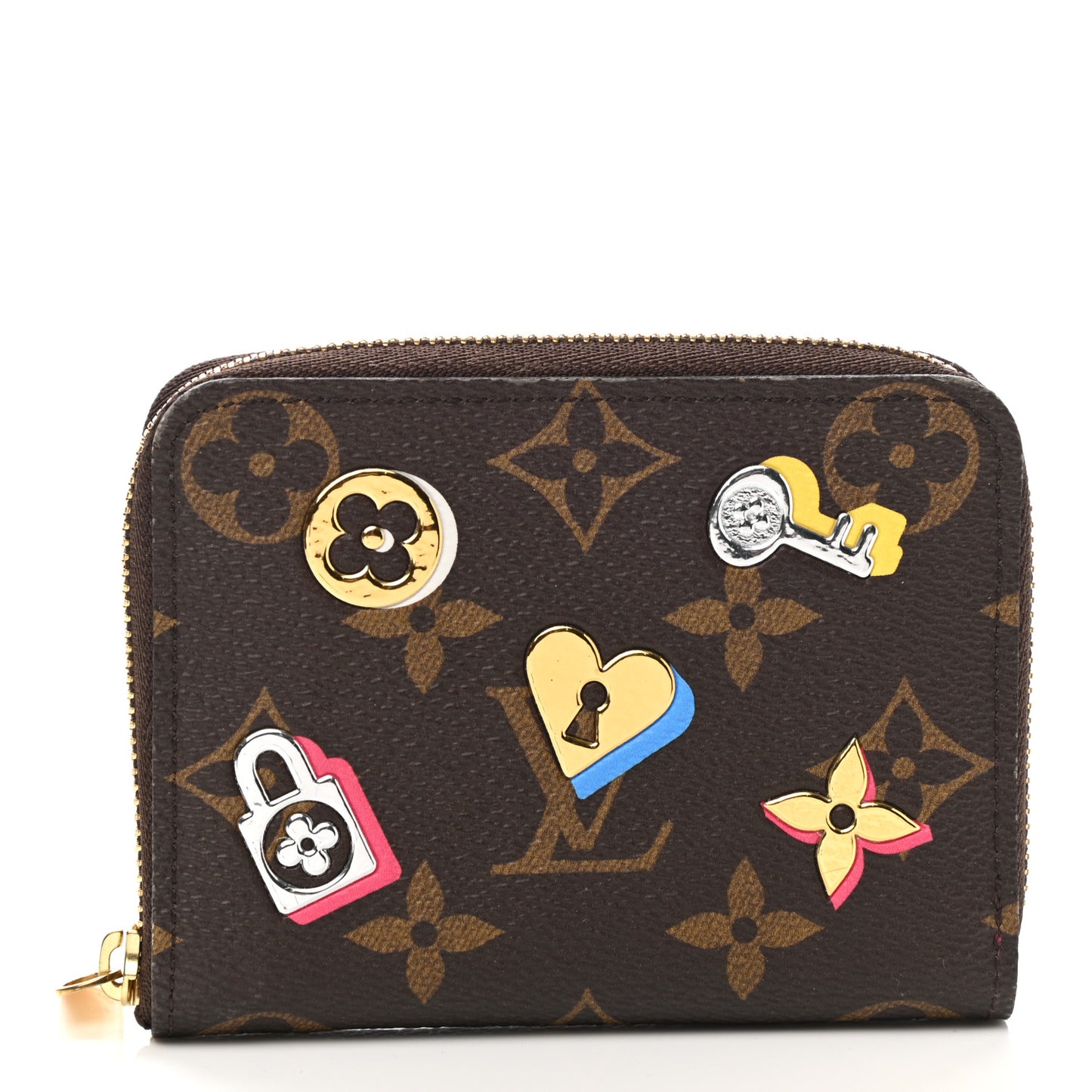 Monogram LV Love Lock Zippy Coin Purse