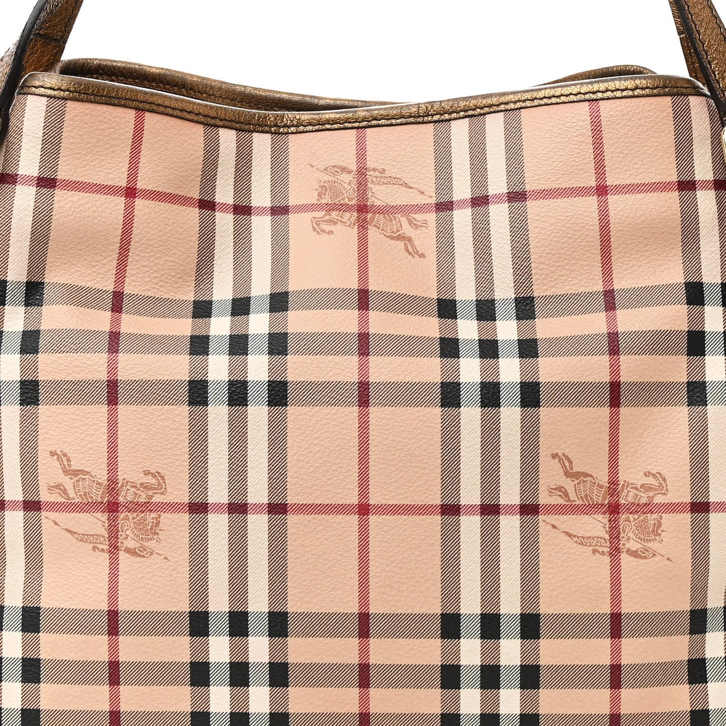 Haymarket Check Small Canterbury Tote Bronze