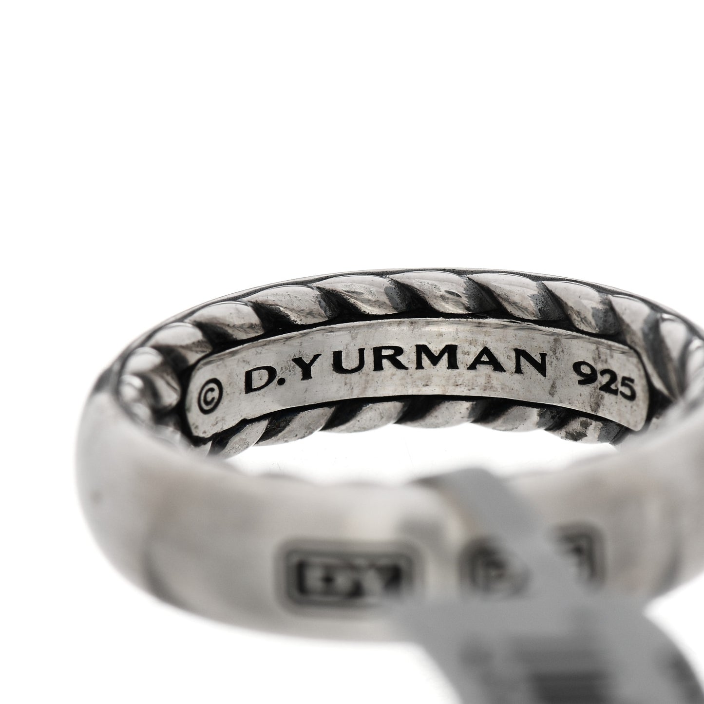 Sterling Silver 6mm Streamline Band Ring 62 10