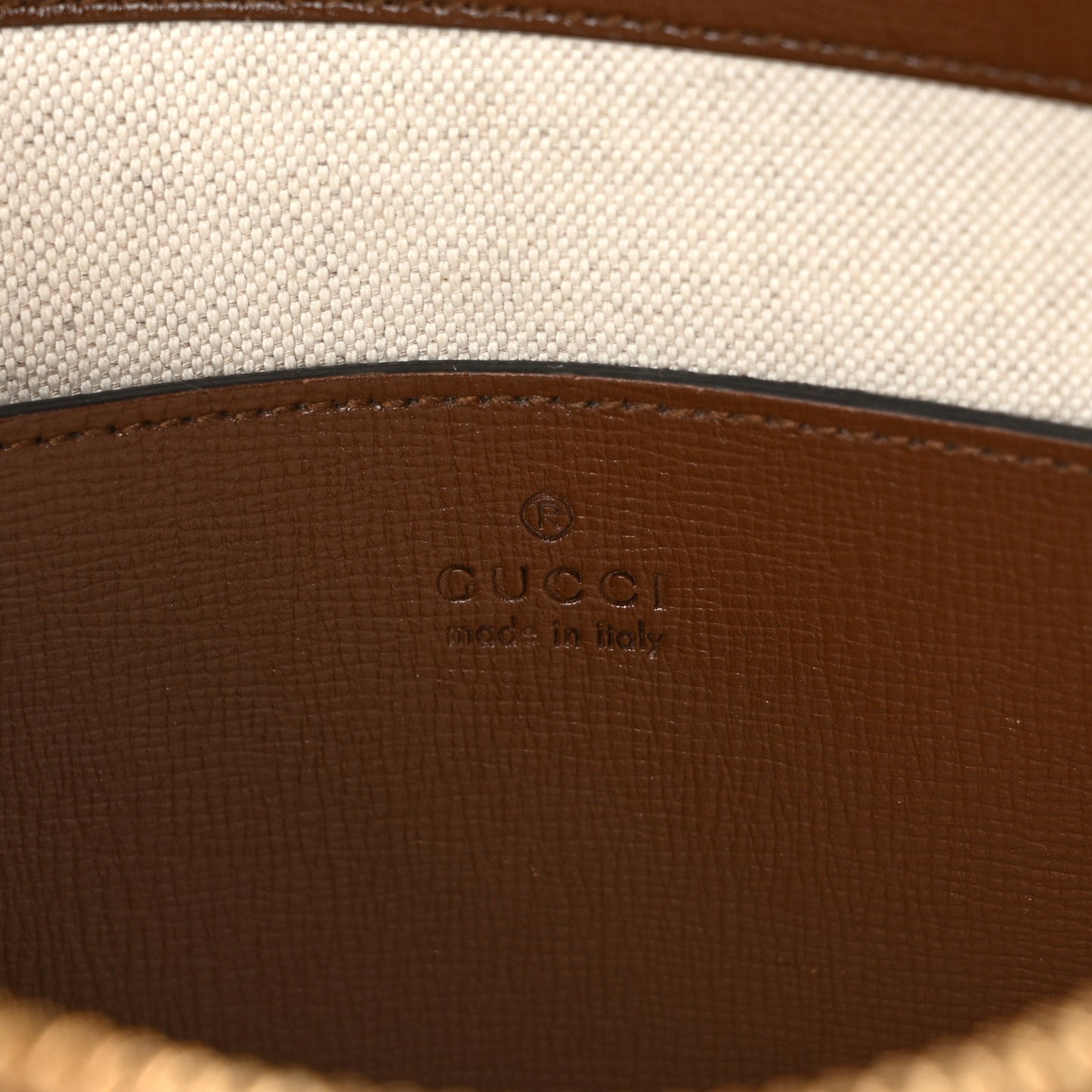 GG Supreme Monogram Azalea Calfskin Retro Interlocking G Flat Messenger Bag Beige Ebony Brown Sugar