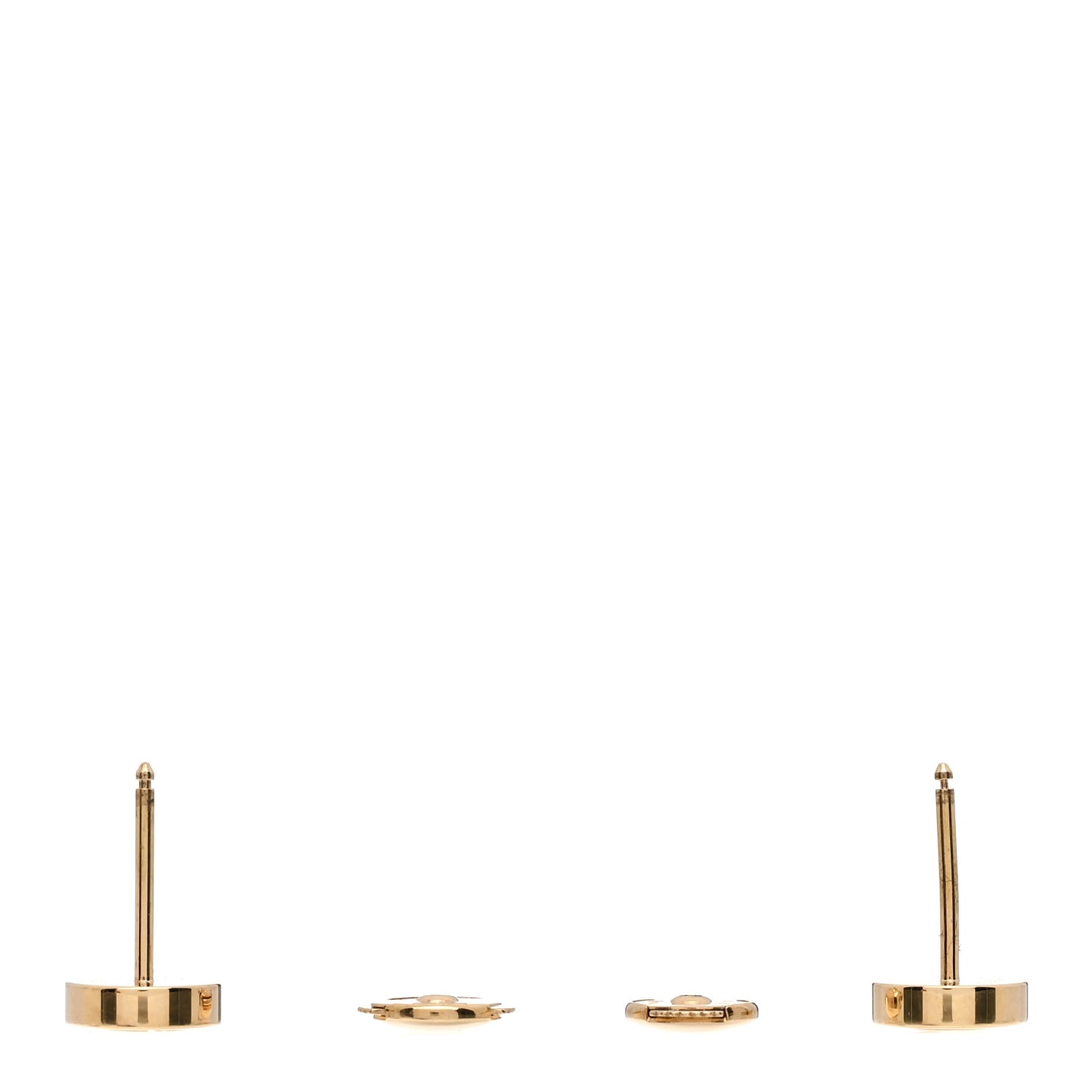 18K Yellow Gold LOVE Earrings