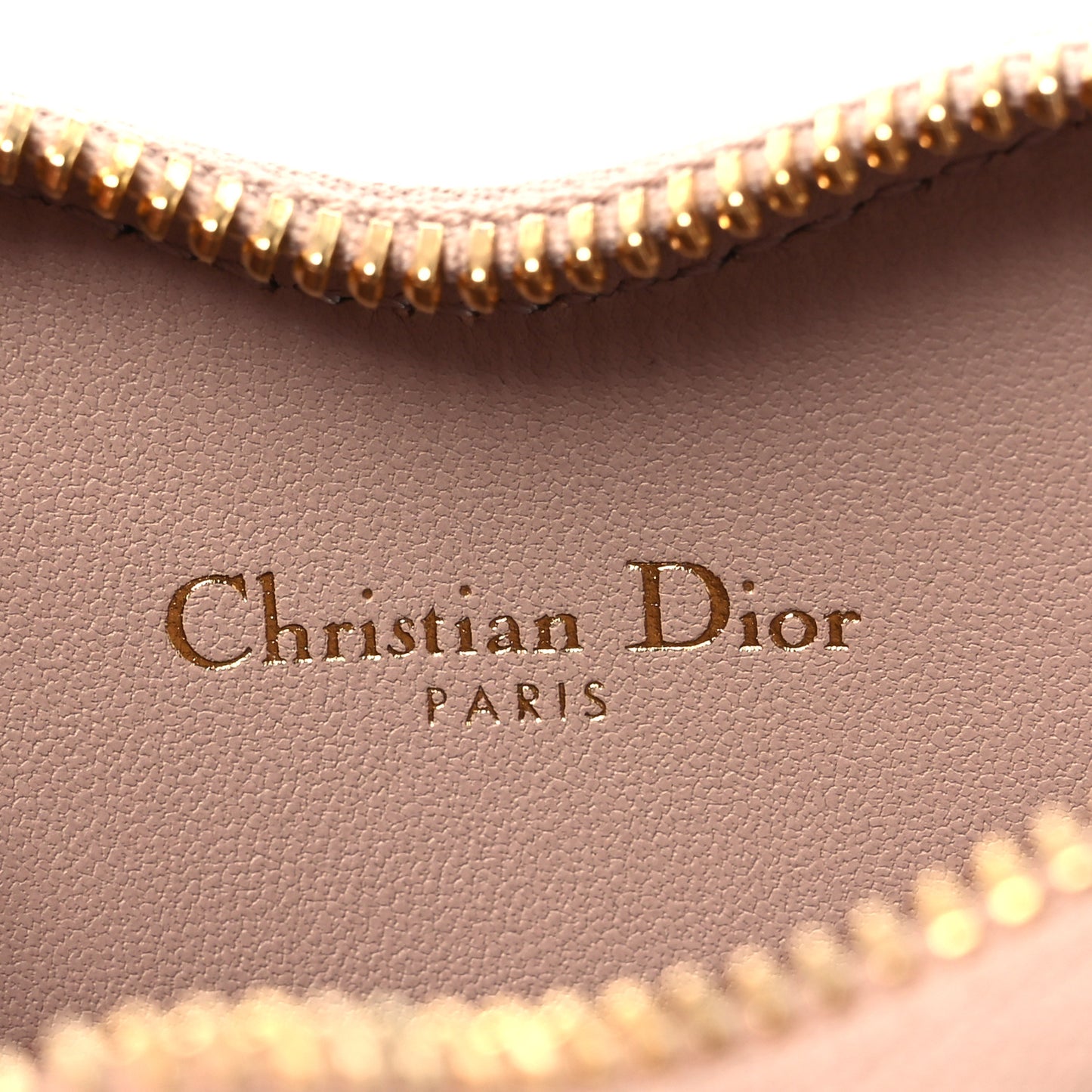 Calfskin Cannage Dioramour Caro Heart Pouch With Chain Rose Des Vents