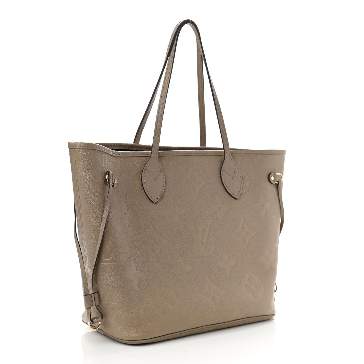 Louis Vuitton Empreinte Monogram Giant Neverfull MM Tourterelle 4 of 10