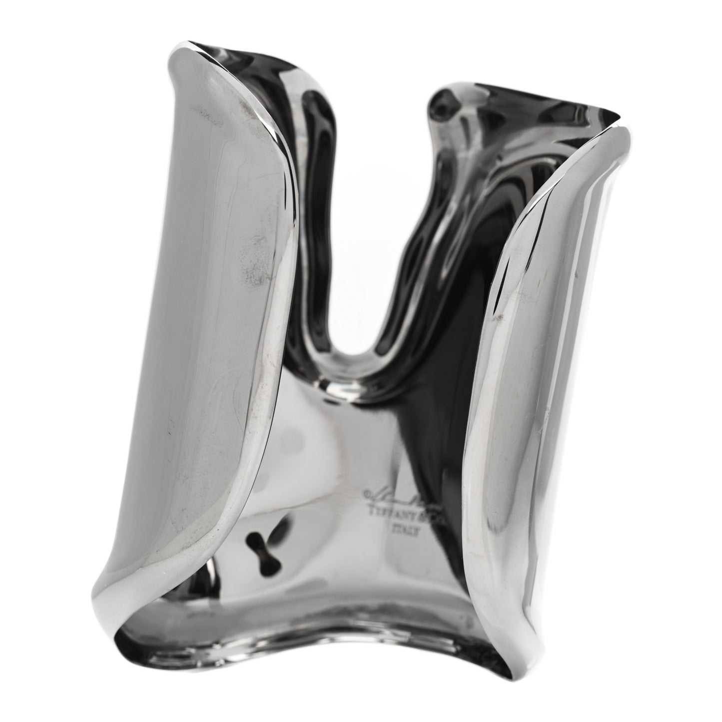Ruthenium Large Elsa Peretti Left Wrist Bone Cuff Bracelet