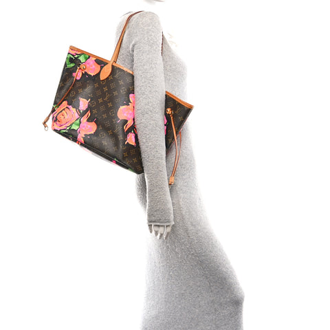 Monogram Roses Neverfull MM