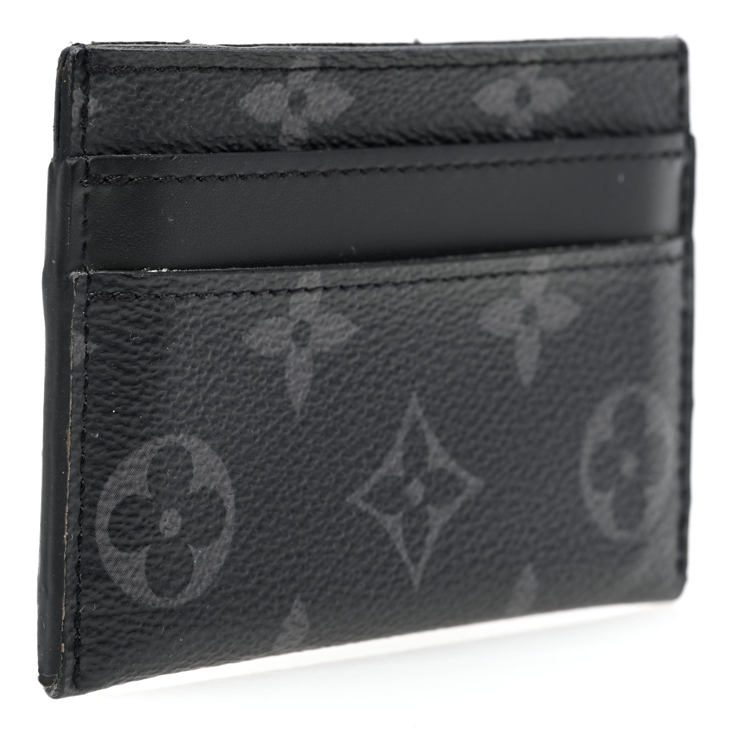 Louis Vuitton Monogram Eclipse Porte-Cartes Double Card Holder 3 of 6