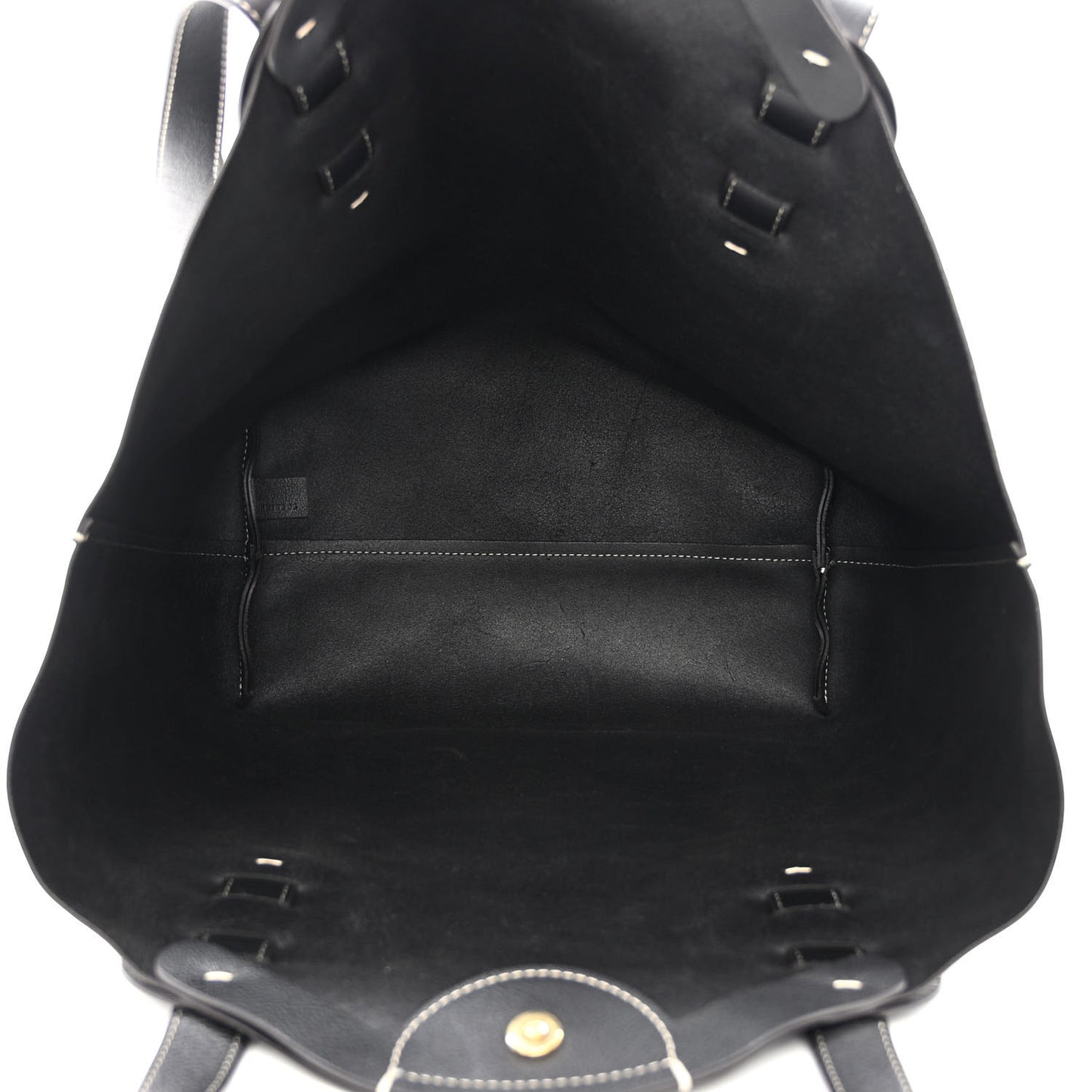 Small Grain Smooth Calfskin Medium Darryl Tote Black