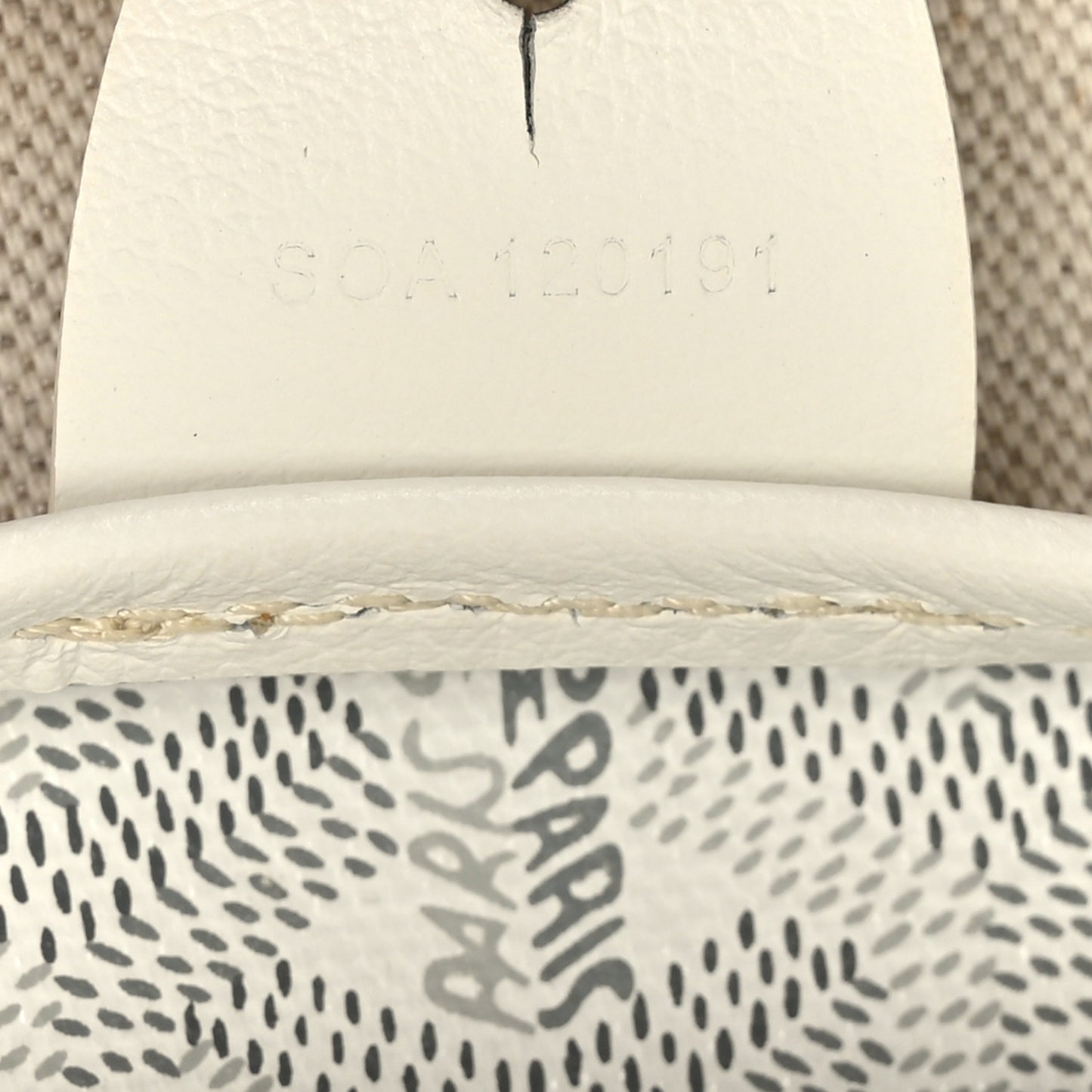 Goyardine Artois PM White