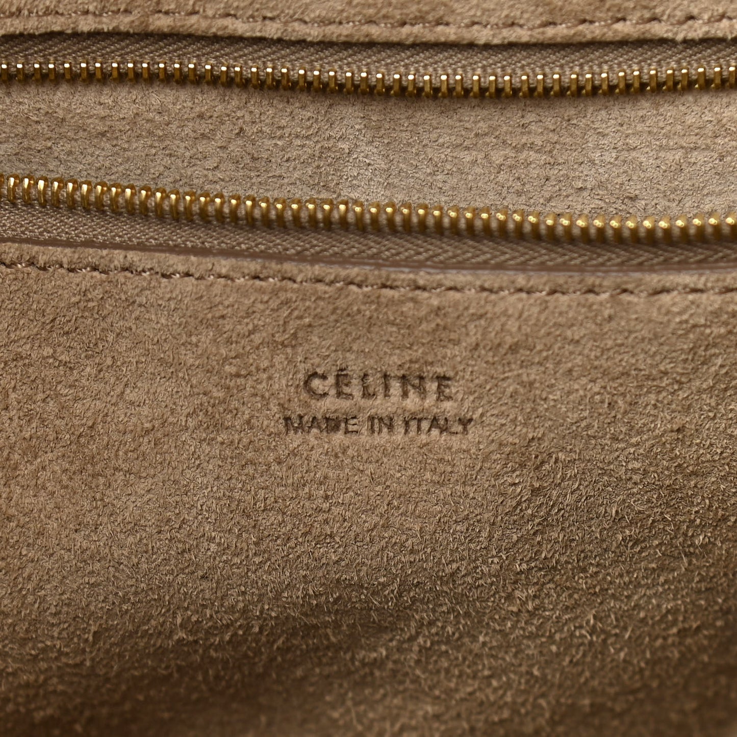 Soft Grained Calfskin Sangle Bucket Bag Dune