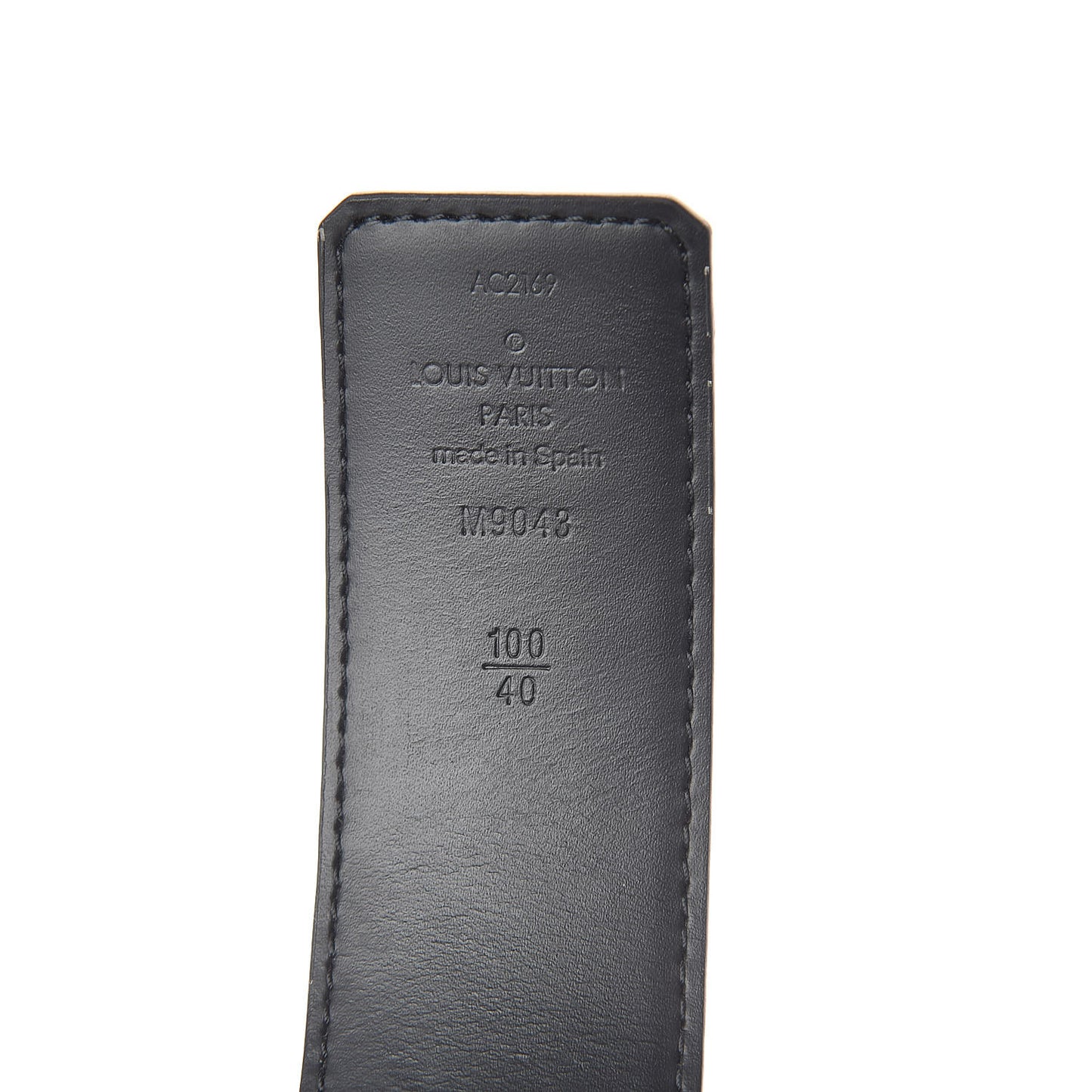 Monogram Eclipse Taigarama 40mm LV Initiales Reversible Belt 100 40 Black