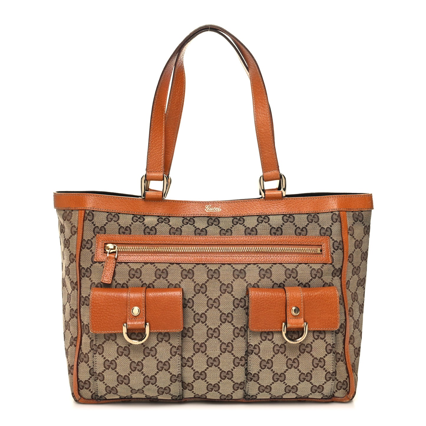 Monogram Abbey D Ring Tote Tan