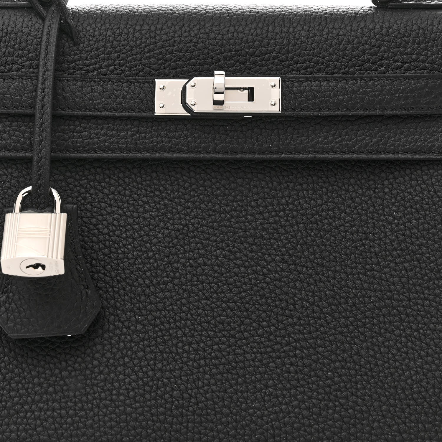 Hermes Togo Kelly Retourne 25 Black 8 of 10