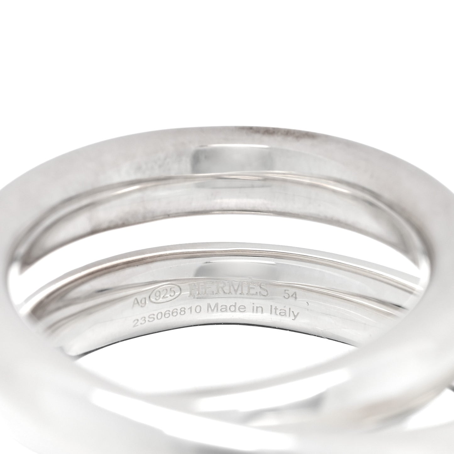 Sterling Silver MM Vertige Ring 54 6.75